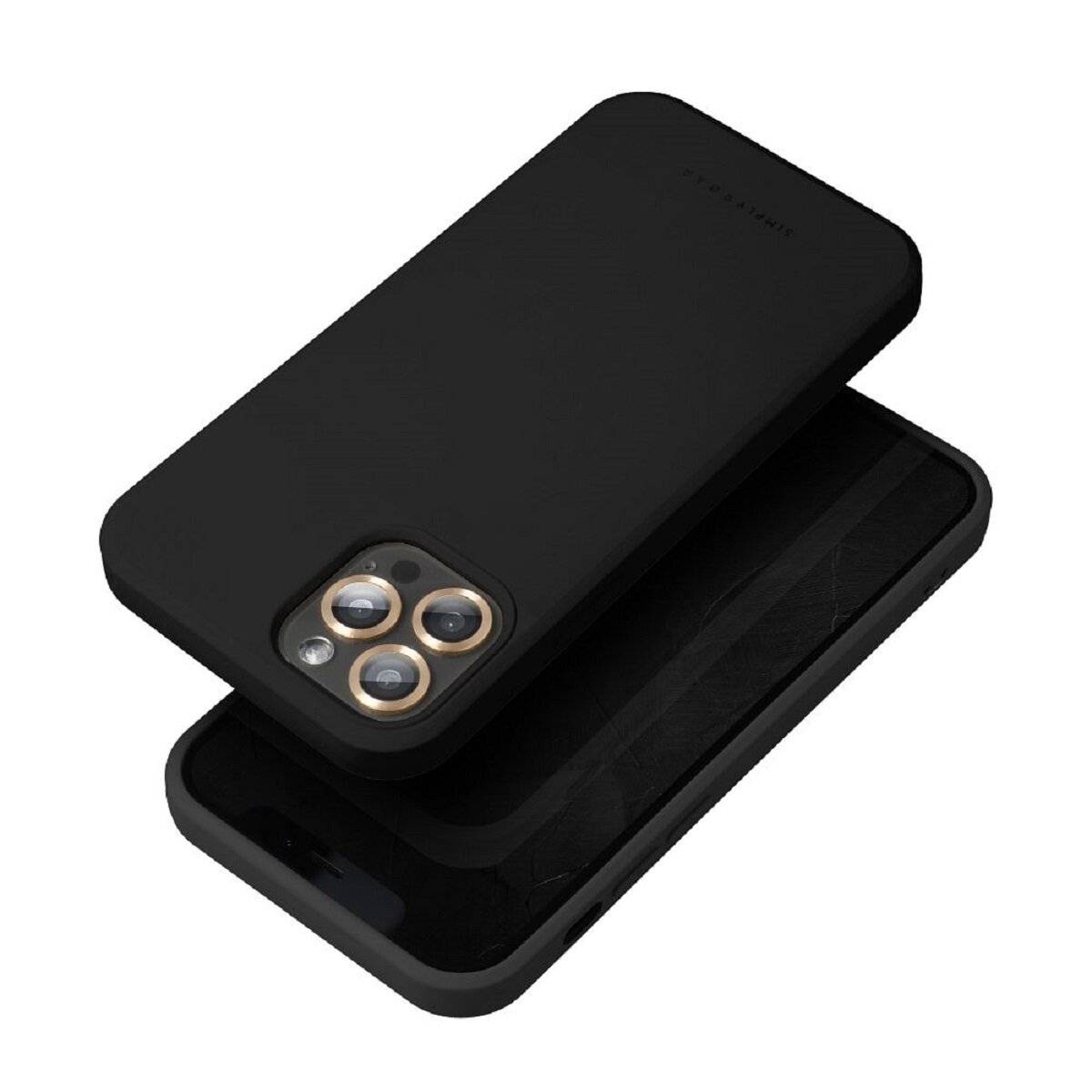 Bumper Elegante Pastell Handyhülle stylisch Schutzhülle kompatibel mit iPhone 17 Air Schwarz