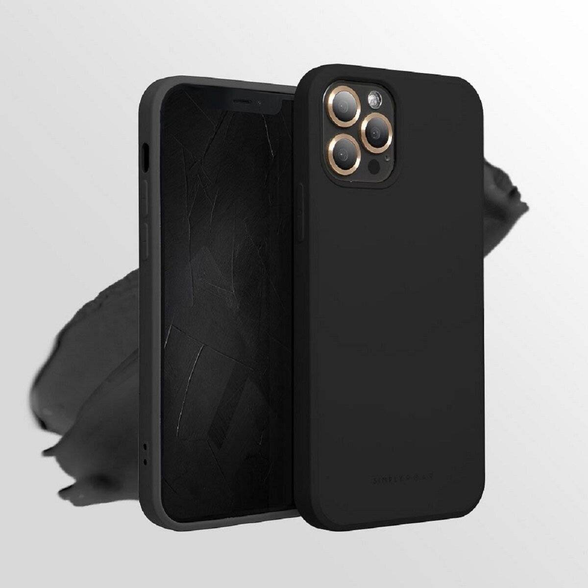 Bumper Elegante Pastell Handyhülle stylisch Schutzhülle kompatibel mit iPhone 17 Air Schwarz