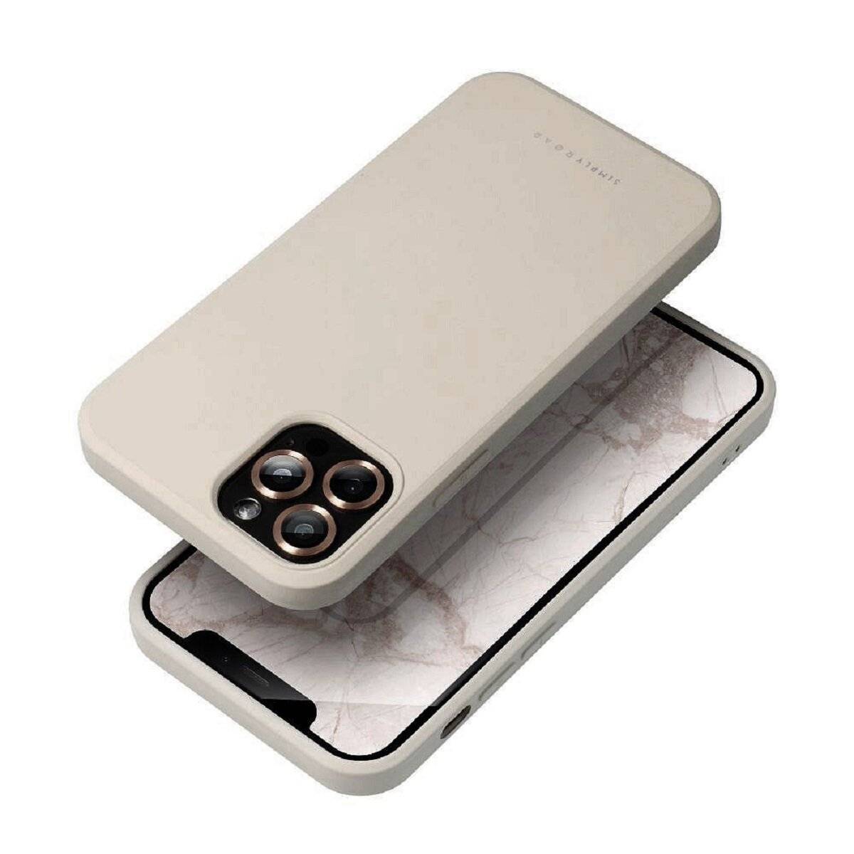 Bumper Elegante Pastell Handyhülle stylisch Schutzhülle kompatibel mit iPhone 17 Aqua Weiß