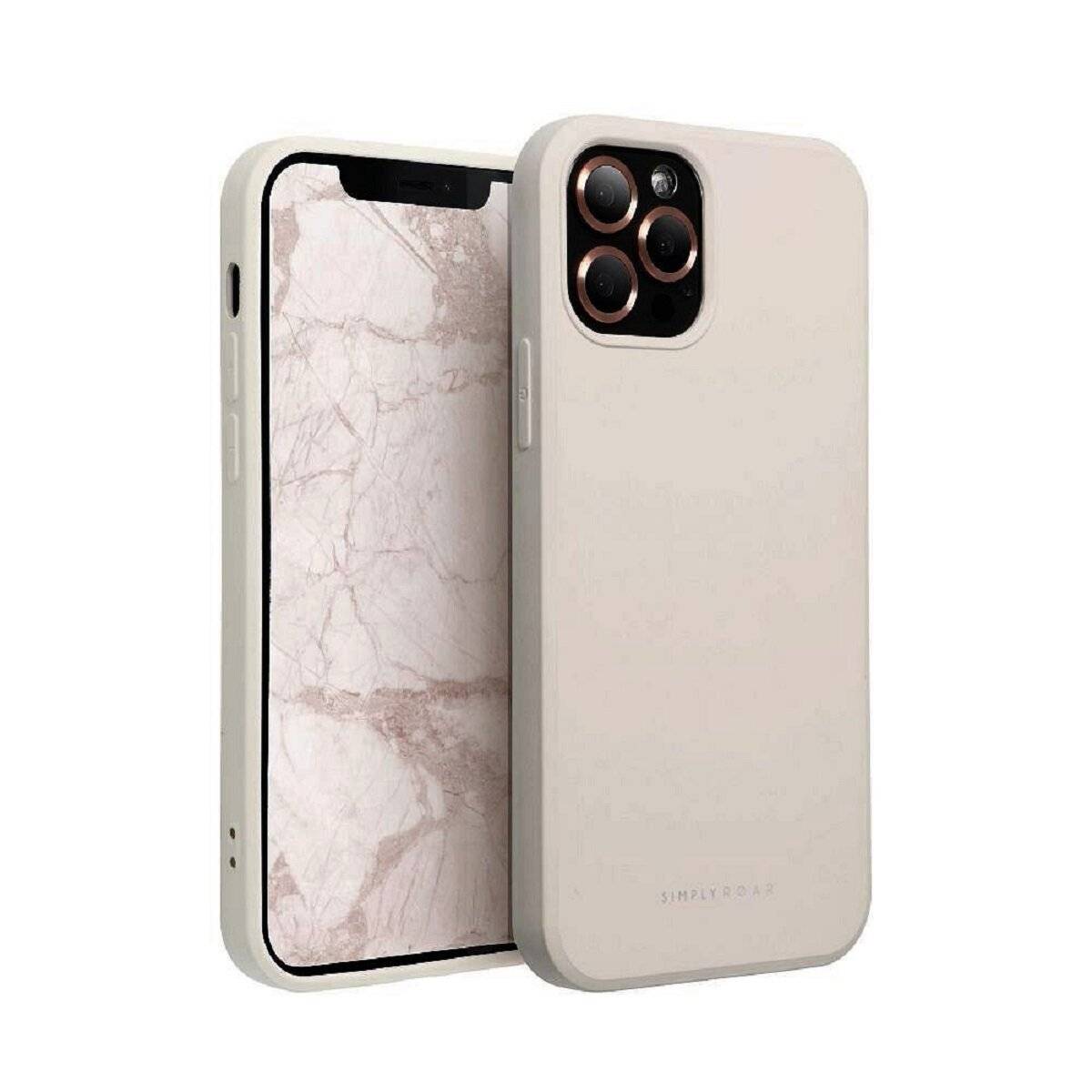 Bumper Elegante Pastell Handyhülle stylisch Schutzhülle kompatibel mit iPhone 17 Aqua Weiß