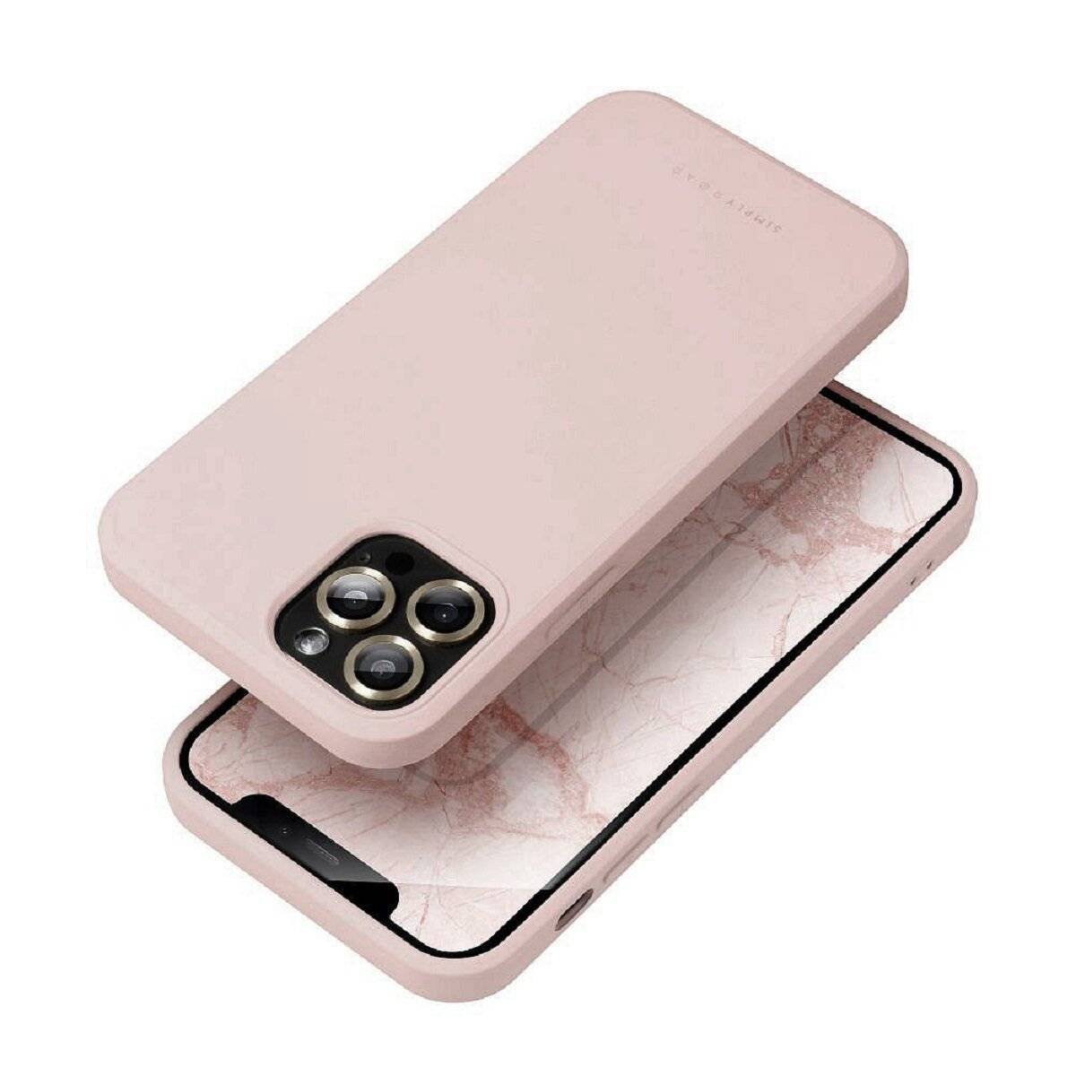 Bumper Elegante Pastell Handyhülle stylisch Schutzhülle kompatibel mit iPhone 17 Air Pink