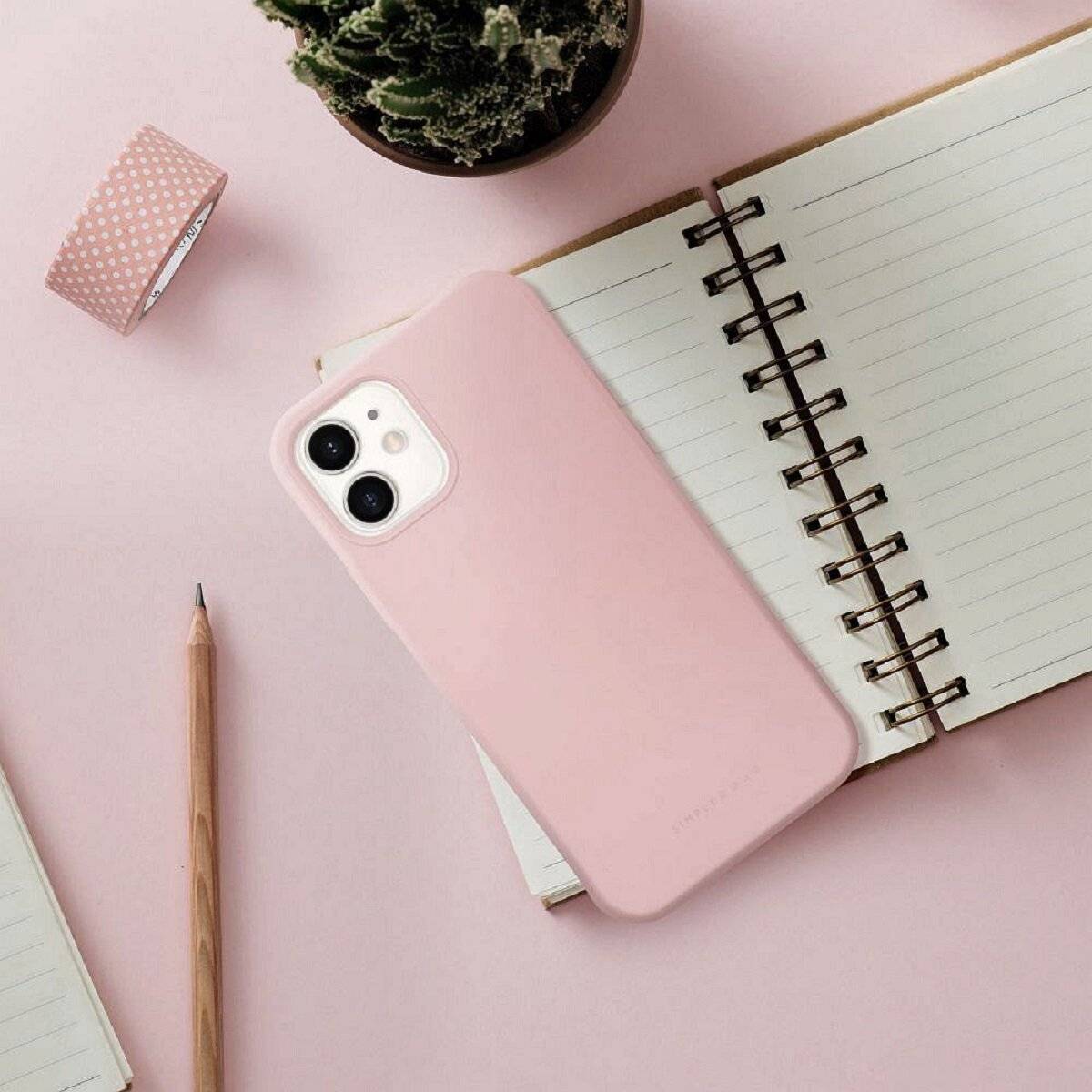 Bumper Elegante Pastell Handyhülle stylisch Schutzhülle kompatibel mit iPhone 17 Air Pink