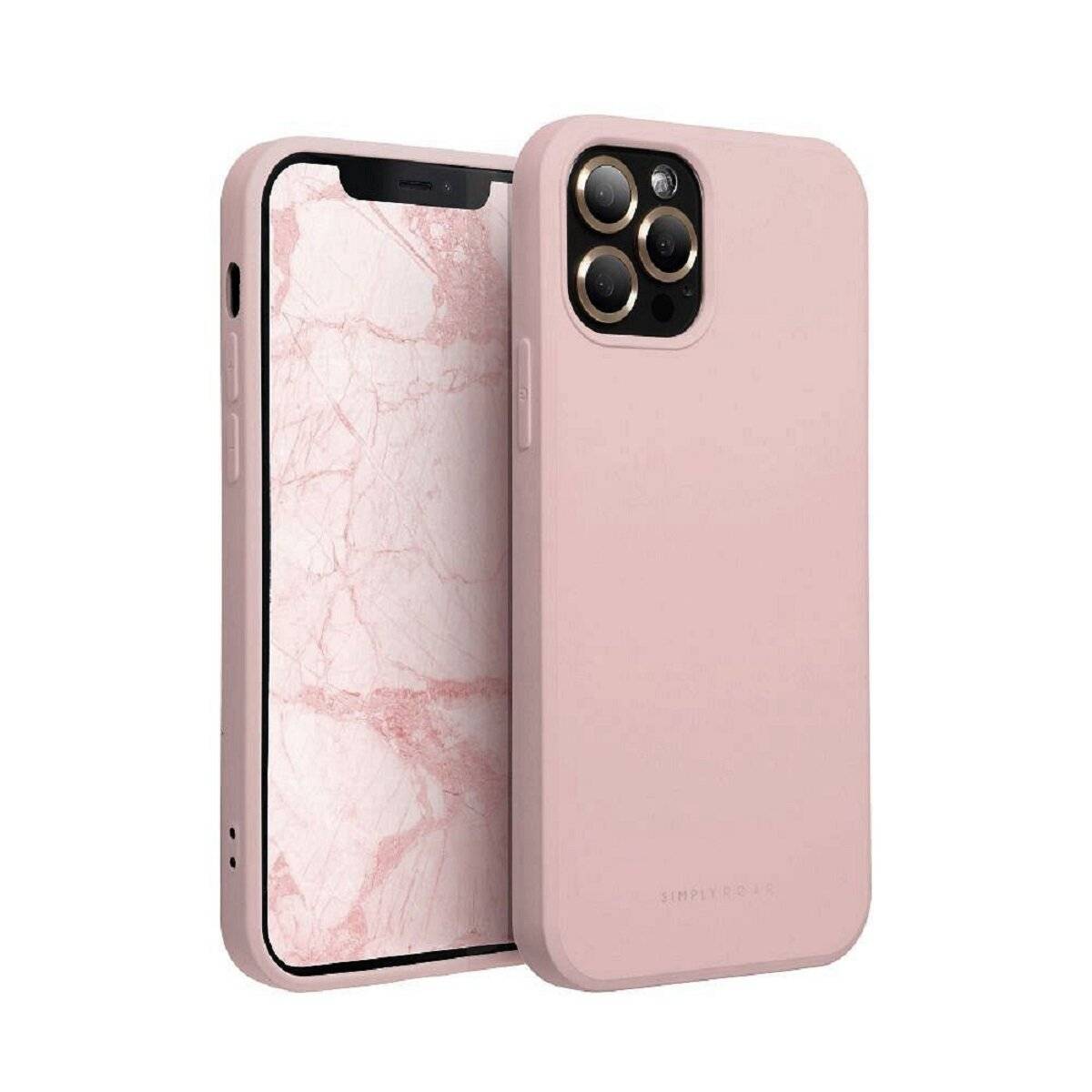 Bumper Elegante Pastell Handyhülle stylisch Schutzhülle kompatibel mit iPhone 17 Air Pink