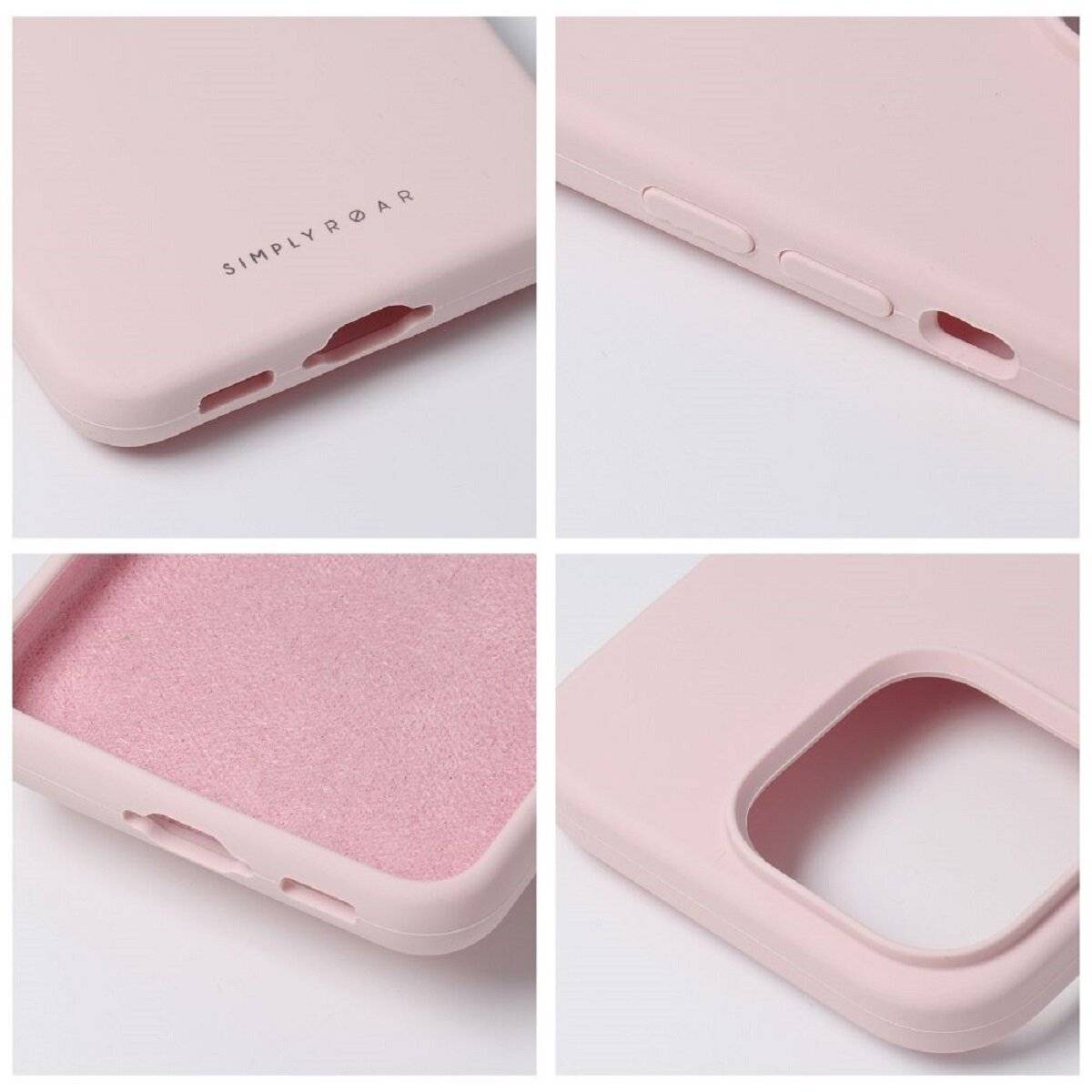Hochwertige Silikon Handyhülle Bumper kompatibel mit iPhone 17 Pink