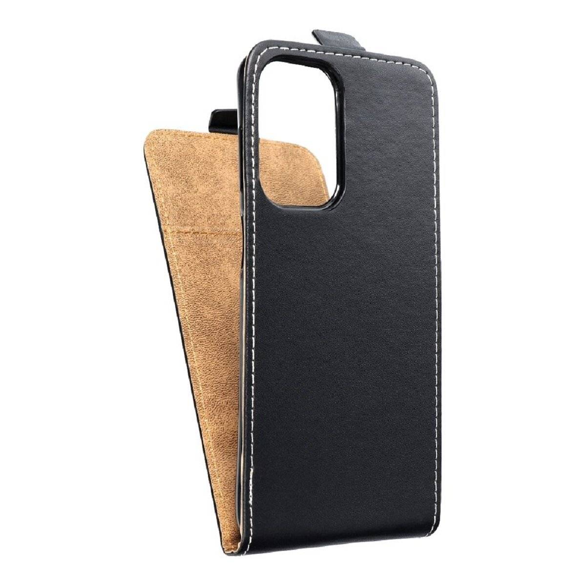 Flip Case kompatibel mit Samsung Galaxy A17 5G vertikal aufklappbar Schutzhülle Klapp Hülle Schwarz