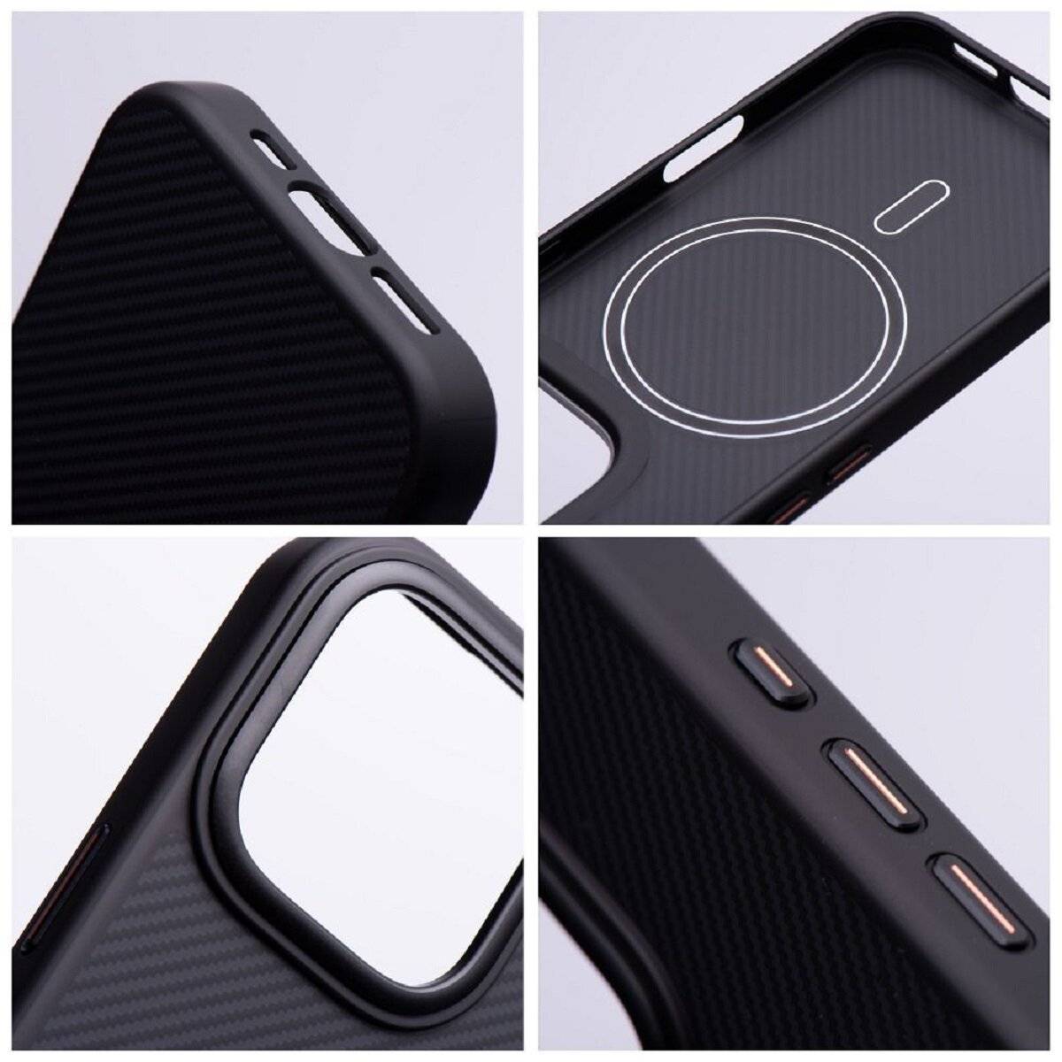 Carbon Case – Slim Schutzhülle mit Premium-Design kompatibel mit Motorola Moto G13