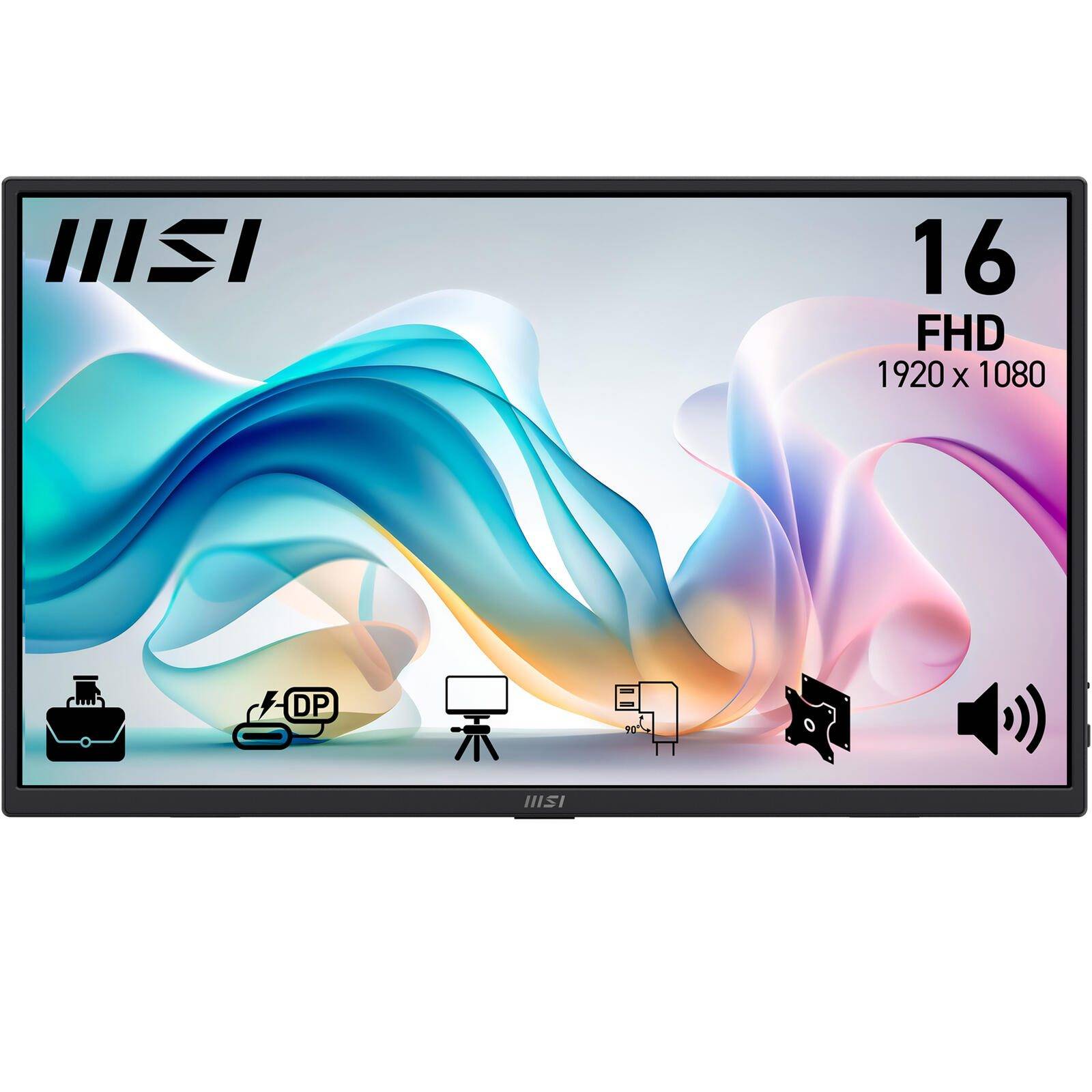 MSI PRO MP165DE E6 Mobiler Monitor 40,6 cm (16"") 9S6-3PE50M-002