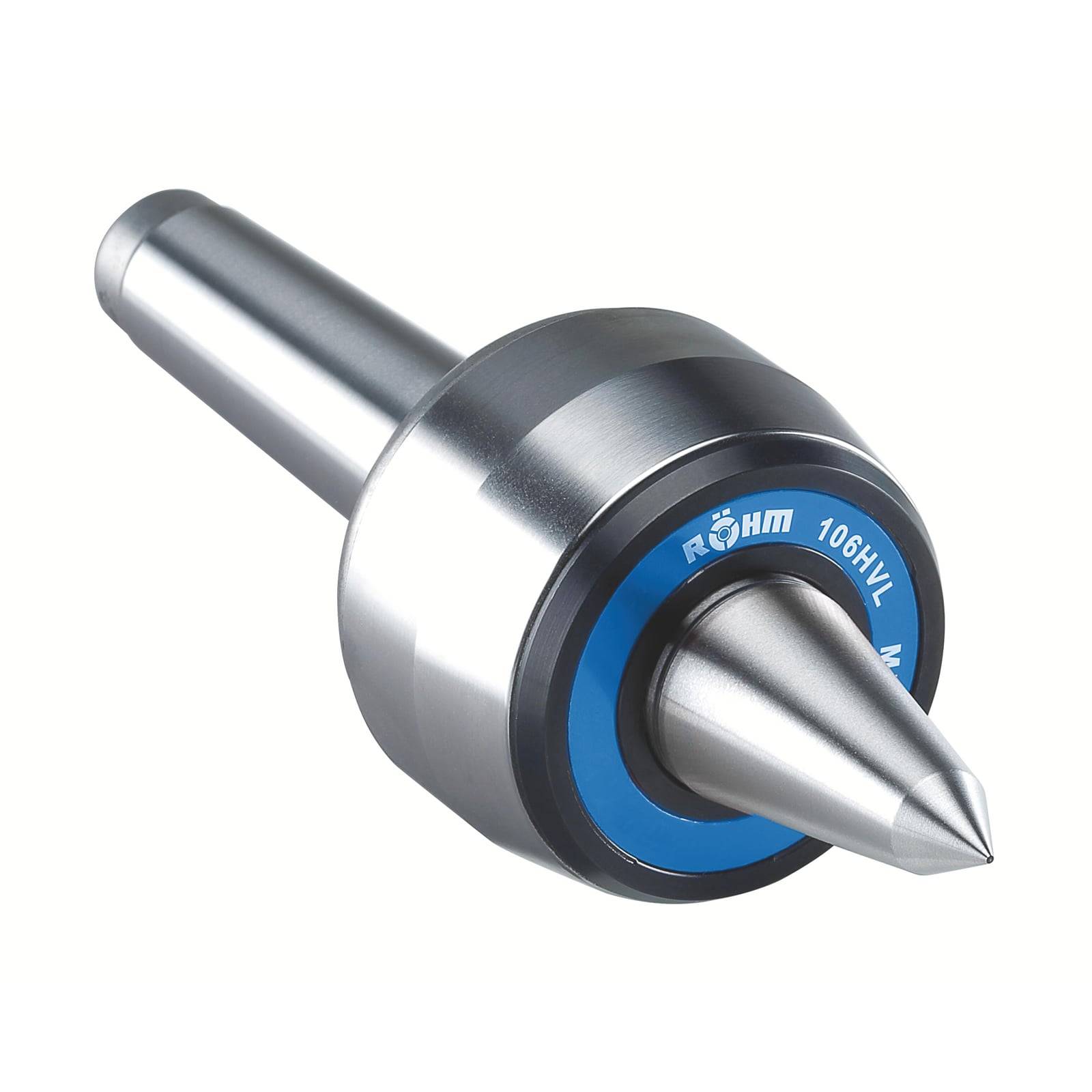 Ein Metallwerkzeugteile mit spitzem Ende, gekennzeichnet mit „RÖHM 106 HYL