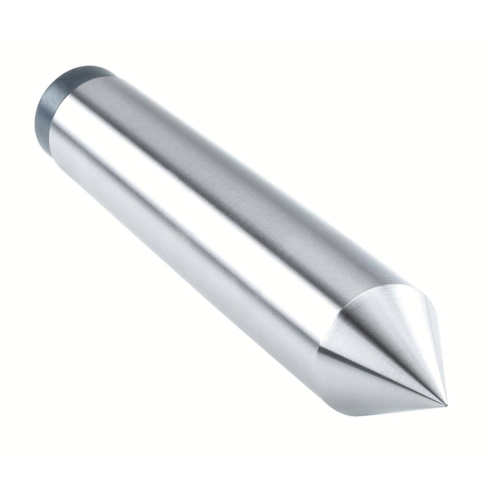 Eine Spitzensteuerungskappe aus Edelstahl für die Schnellfräsmaschine mit einer spitzen Spitze und einem zylindrischen Schaft.