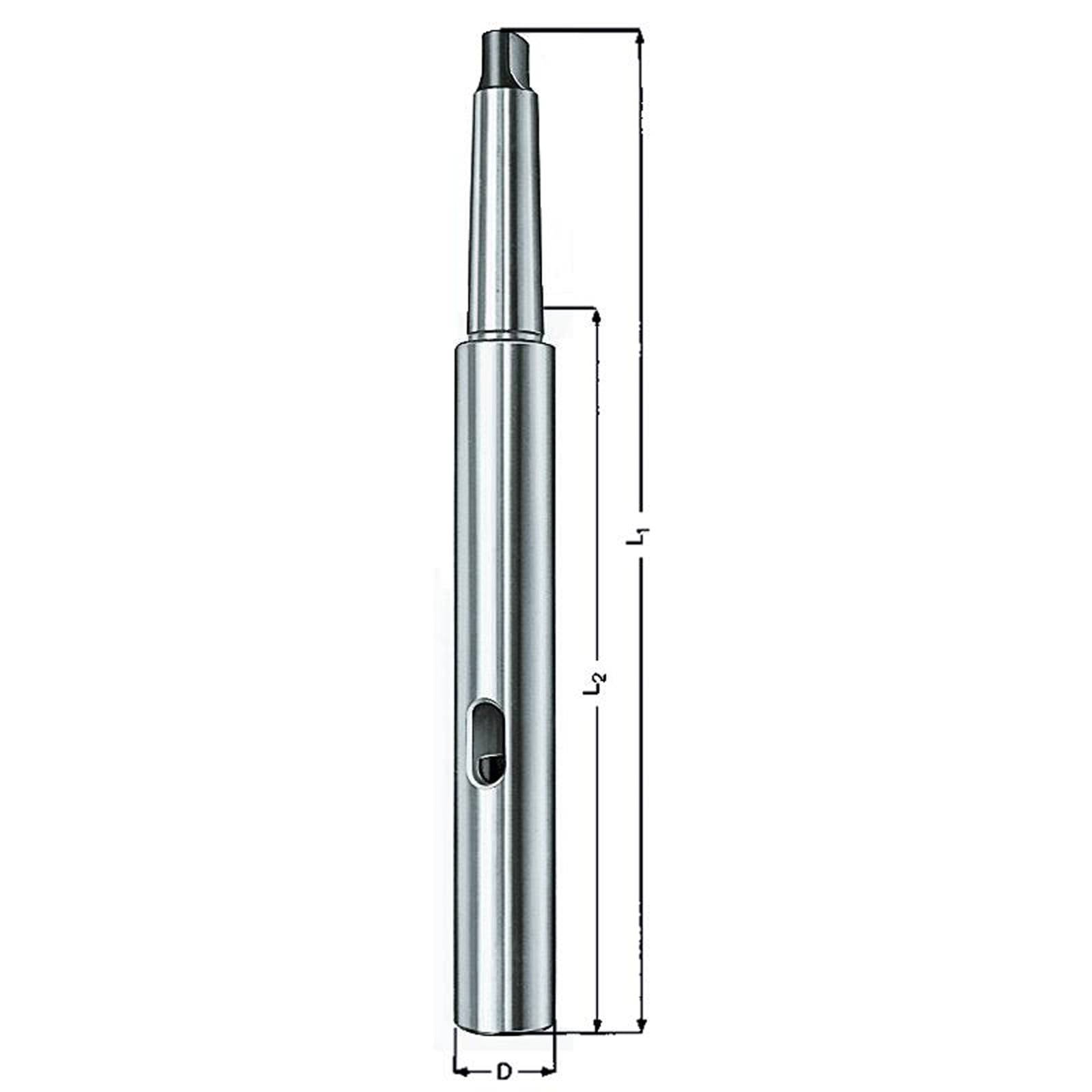 Röhm Bohrer- und Reibahlen- Verlängerungen, Kegel außen MK 1, Kegel innen MK 1 - 029145