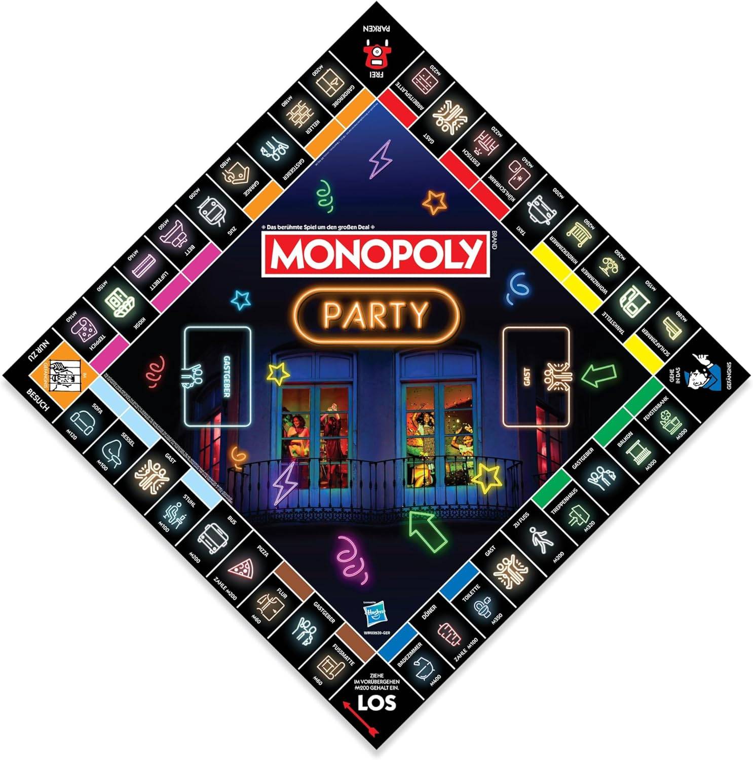 Monopoly Party - Brettspiel für 2-6 Spieler ab 16 Jahren deutsche Edition