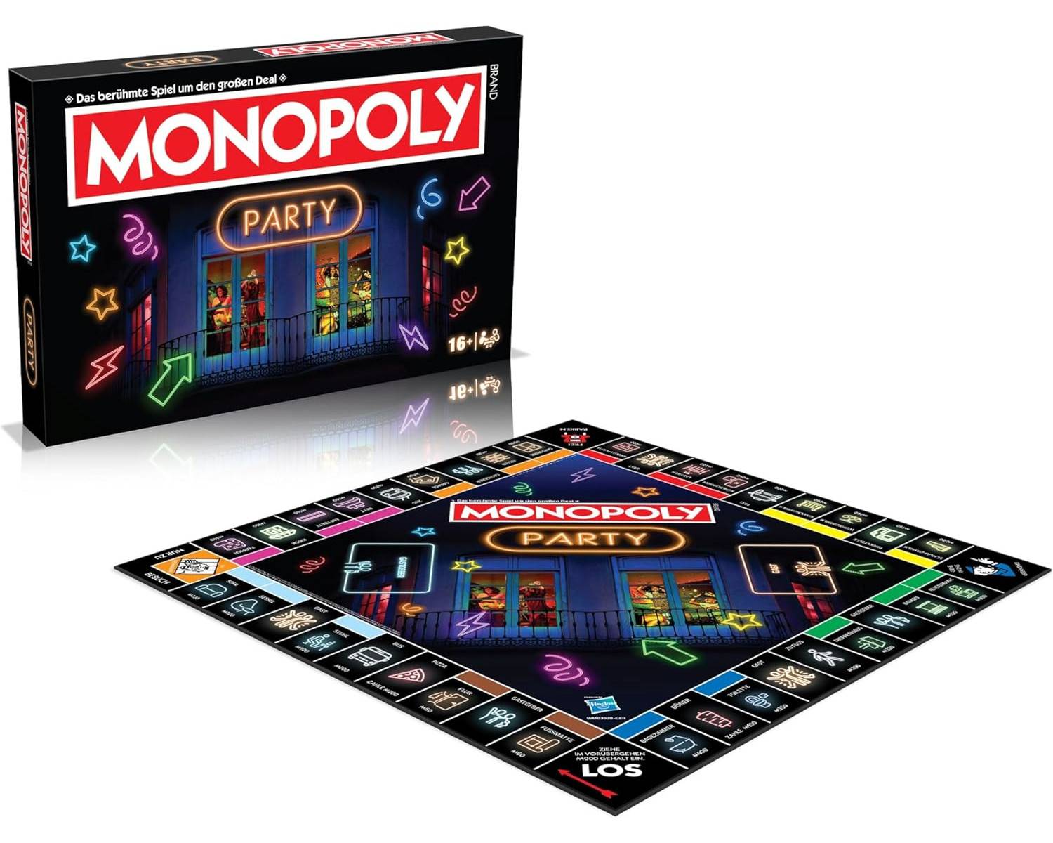 Monopoly Party - Brettspiel für 2-6 Spieler ab 16 Jahren deutsche Edition