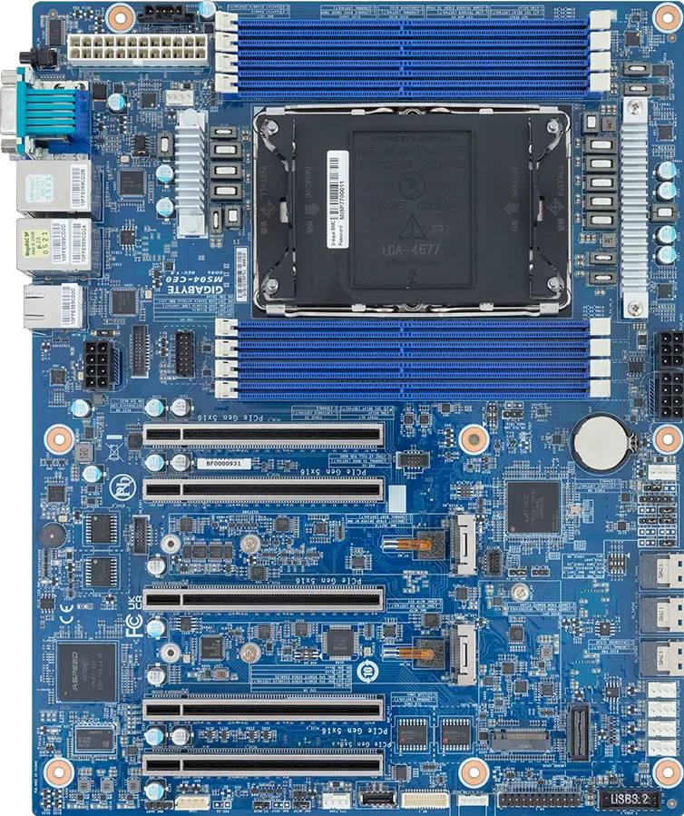 Gigabyte Mainboard MS04-CE0 (Rev. 1.x) ATX Sockel 4710 Retail