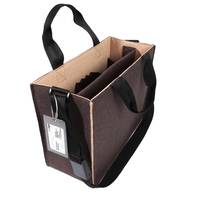 SIGEL Laptoptasche Hot Desking Bag Bicolor Recycling-PET braun, beige BA422 bis 39,1 cm (15,4 Zoll)