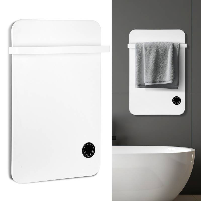 Wandmontage Handtuchtrockner Infrarotheizung 400W - Temperaturregelung - Fernbedienung WiFi Smart App fähig, inkl. für Schlafzimmer, Badezimmer usw