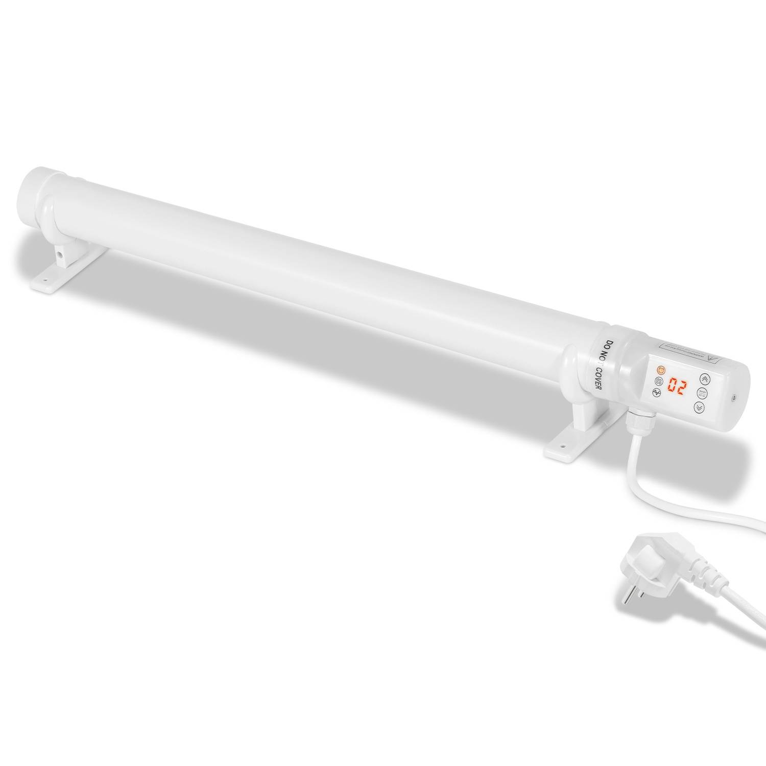 Gewächshausheizung 120W Elektrische Stabheizung für Gewächshäuser IP44 Stabheizung Weiß