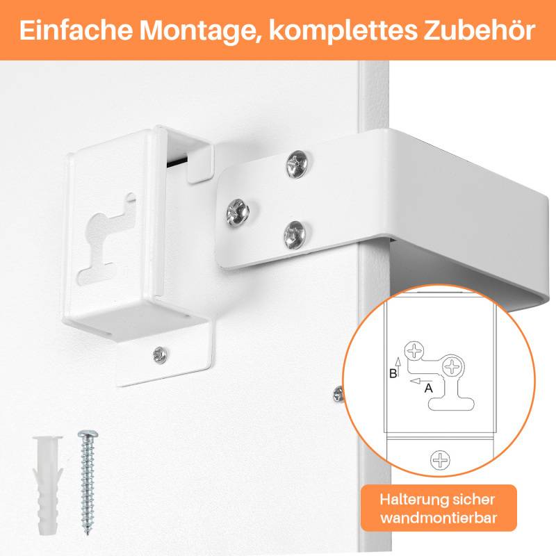 Handtuchtrockner Infrarotheizung 400W - Fernbedienung WiFi Smart App fähig, inkl. für Schlafzimmer, Wohnzimmer, Badezimmer usw.