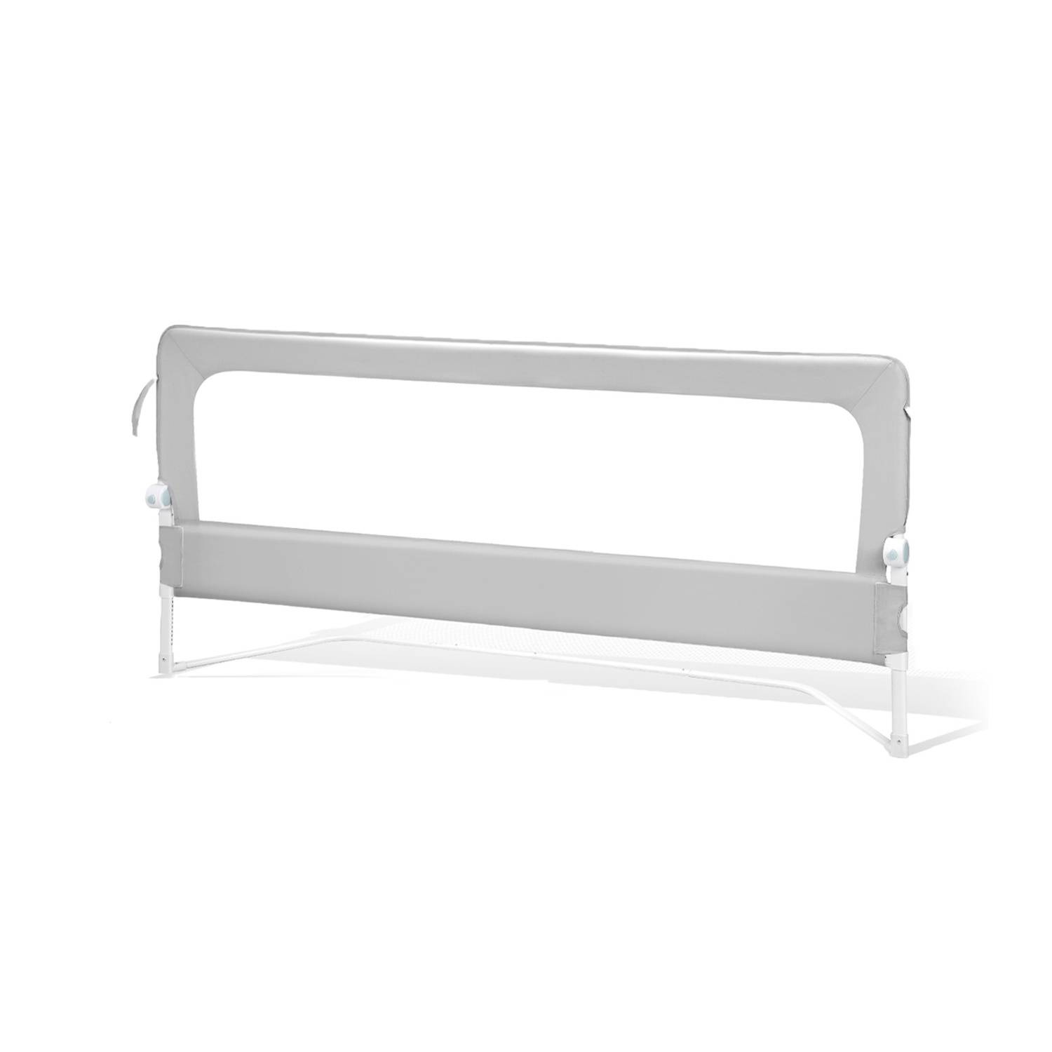 150cm Kinder Bettschutzgitter Bettgitter Kinderbettgitter Babybettgitter Klappbar Höhenverstellbar Rausfallschutz für Kinder & Elternbetten Bett