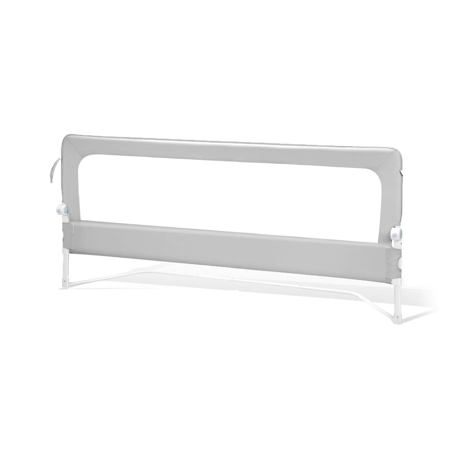180cm Kinder Bettschutzgitter Bettgitter Kinderbettgitter Babybettgitter Klappbar Höhenverstellbar Rausfallschutz für Kinder & Elternbetten Bett