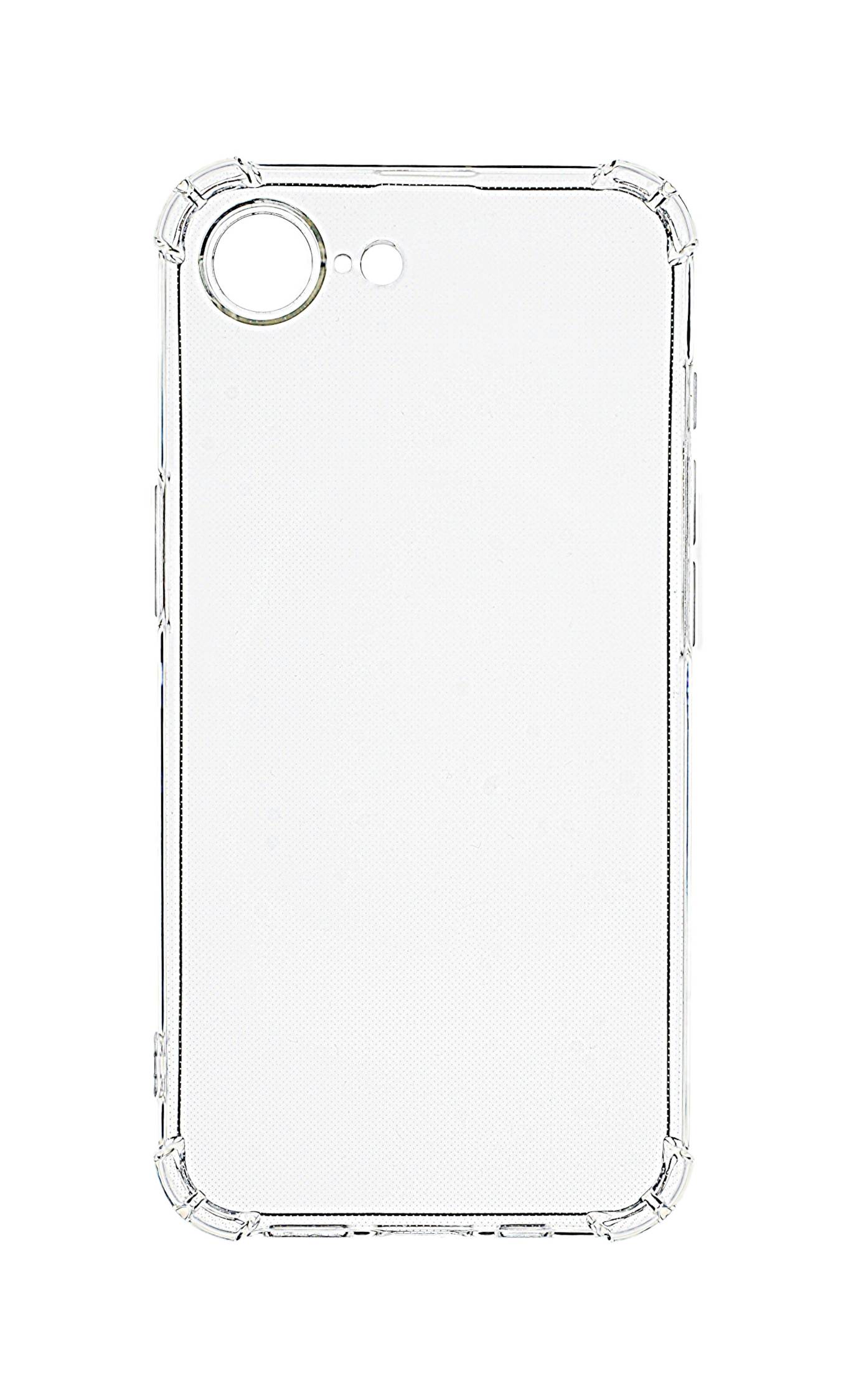 JAMCOVER 1.5 mm Anti Shock TPU Case Transparent für Apple iPhone 16e – Handyhülle mit verstärkten Ecken