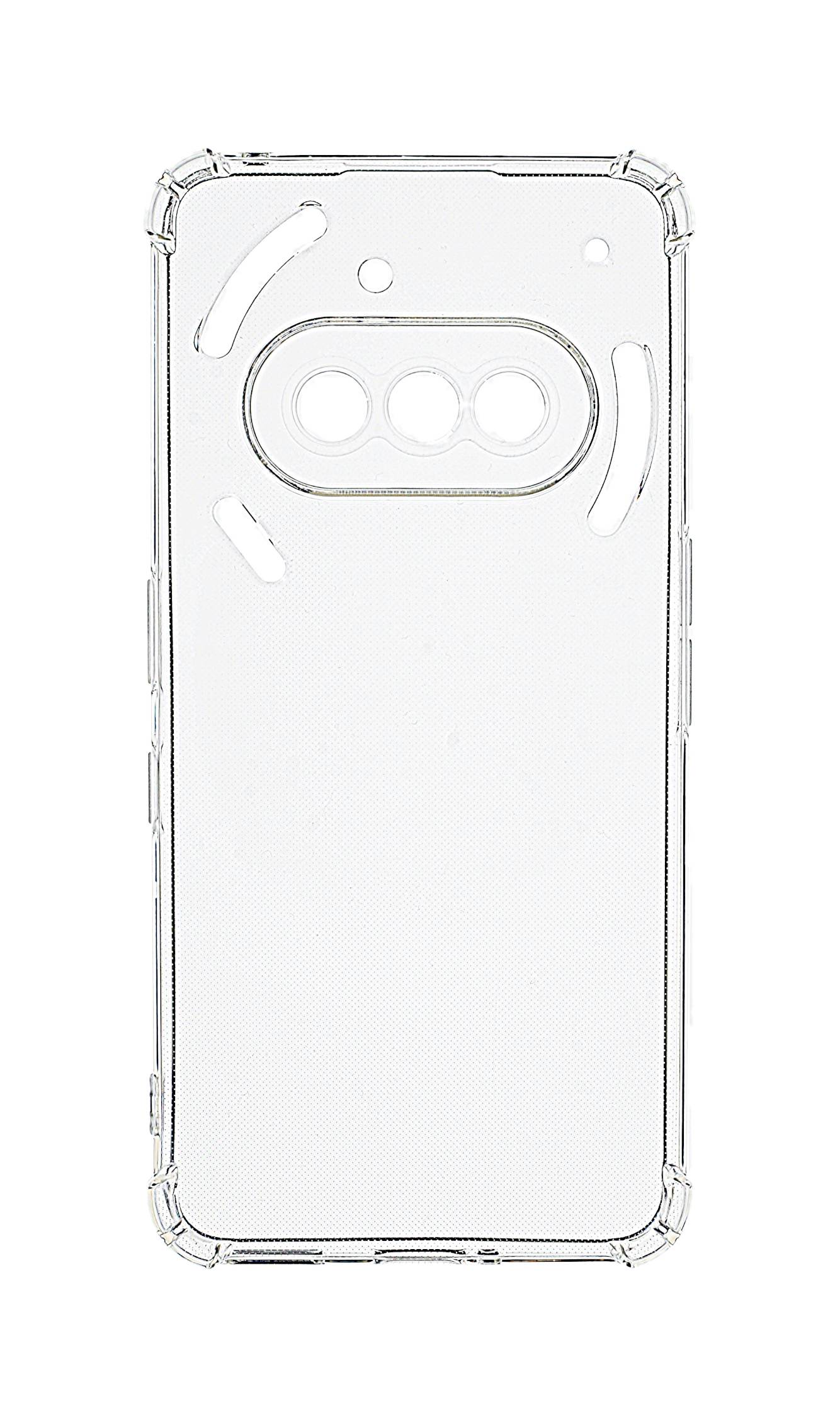 JAMCOVER 1.5 mm Anti Shock TPU Case Transparent für NOTHING Phone (3a) – Handyhülle mit verstärkten Ecken