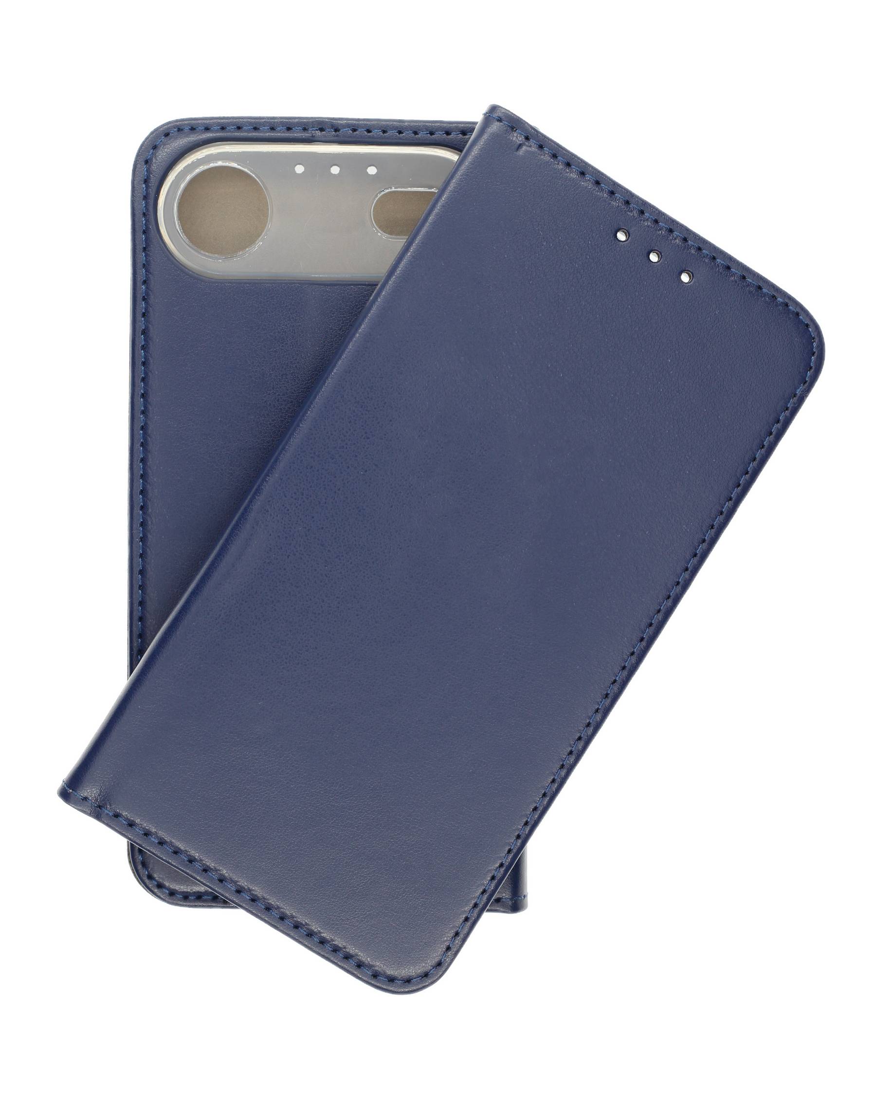 JAMCOVER Bookcase Smooth & Safe Marineblau für Apple iPhone Air