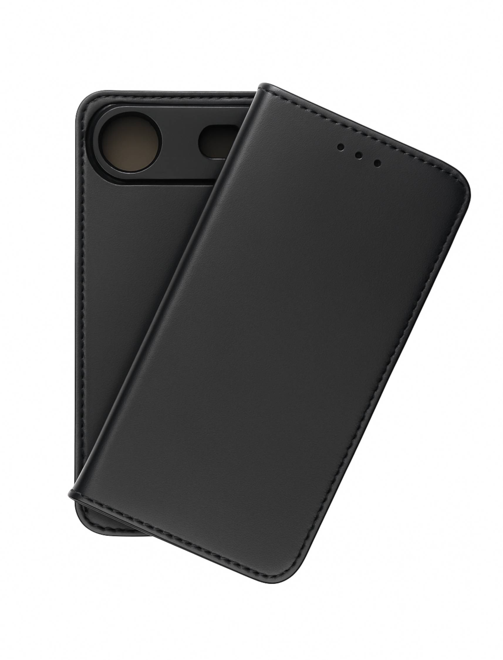 JAMCOVER Bookcase Smooth & Safe Schwarz für Apple iPhone Air