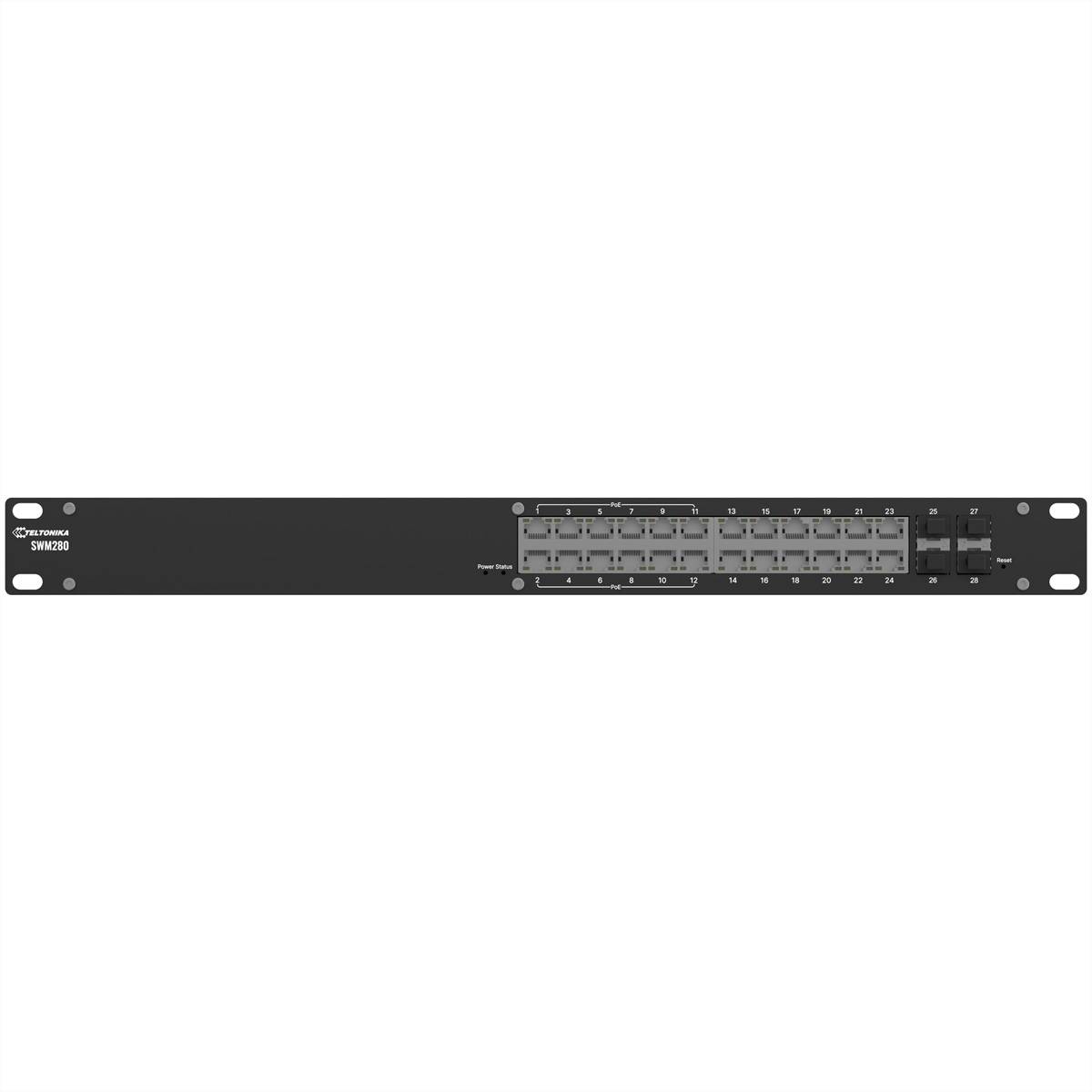 TELTONIKA SWM280 PoE+ Managed Switch, 24 Ports