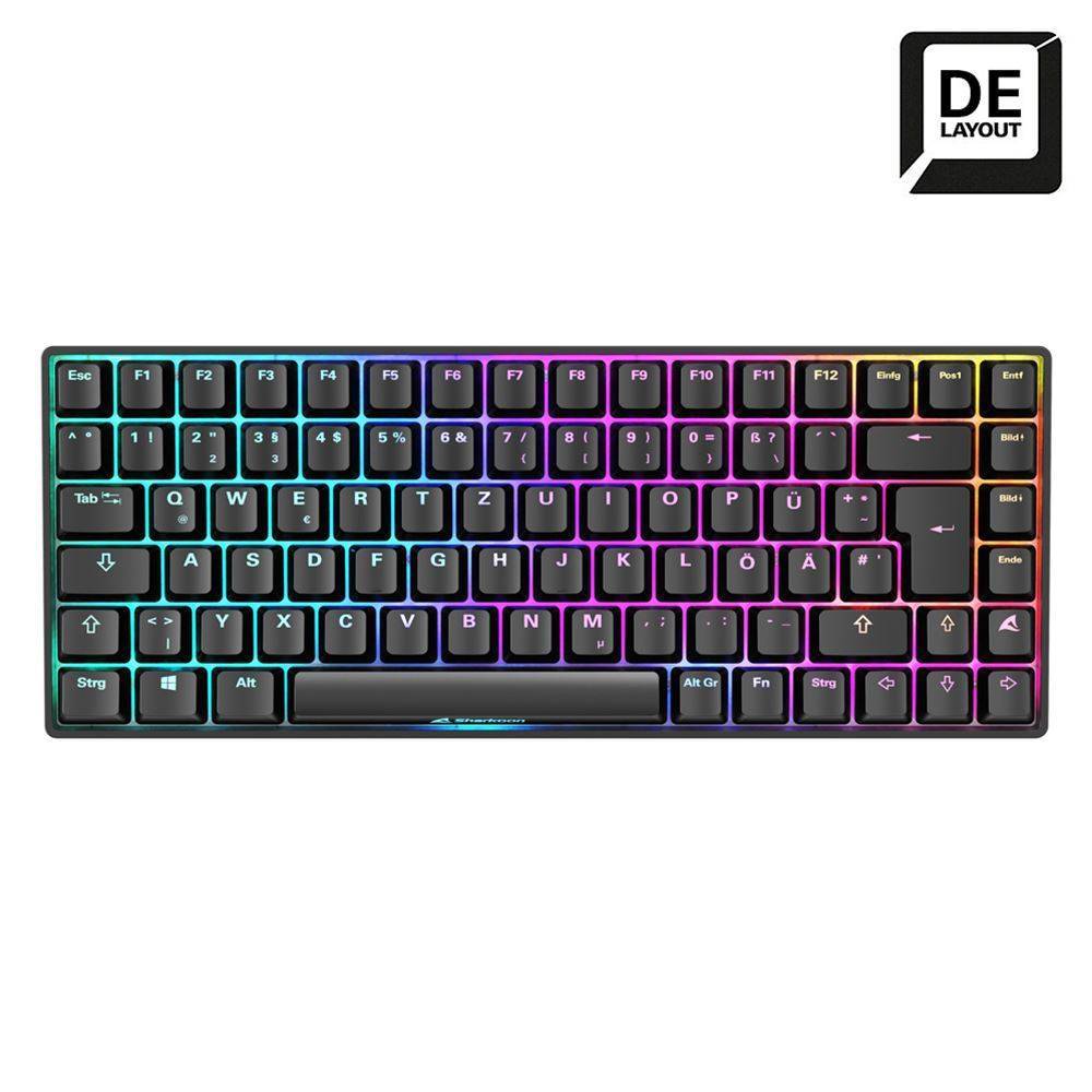 Sharkoon Gaming Tastatur Skiller SGK50S3 schwarz-gelb RGB DE Eingabe / Ausgabe Mäuse & Tastaturen