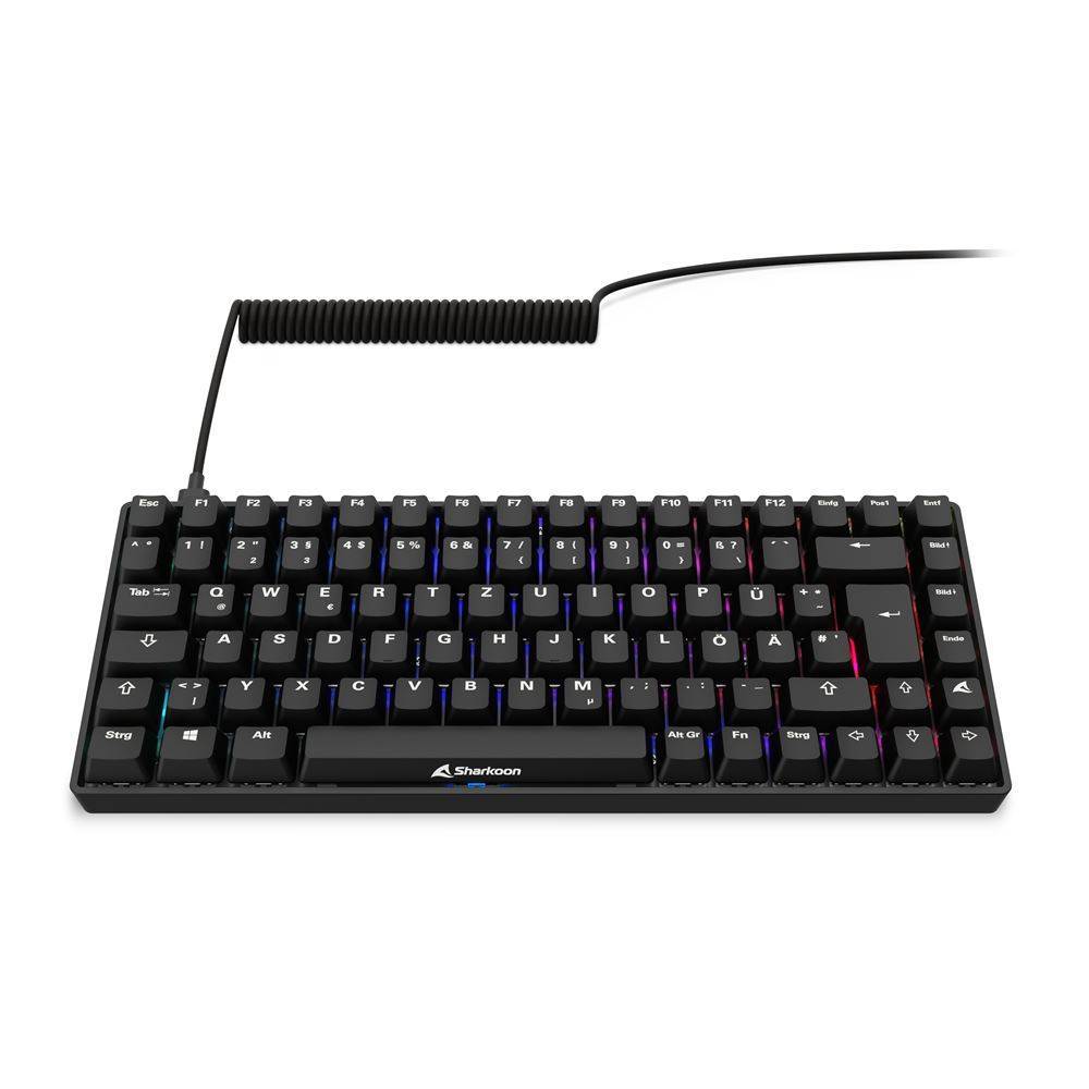 Sharkoon Gaming Tastatur Skiller SGK50S3 PBT schwarz-gelbRGB Eingabe / Ausgabe Mäuse & Tastaturen