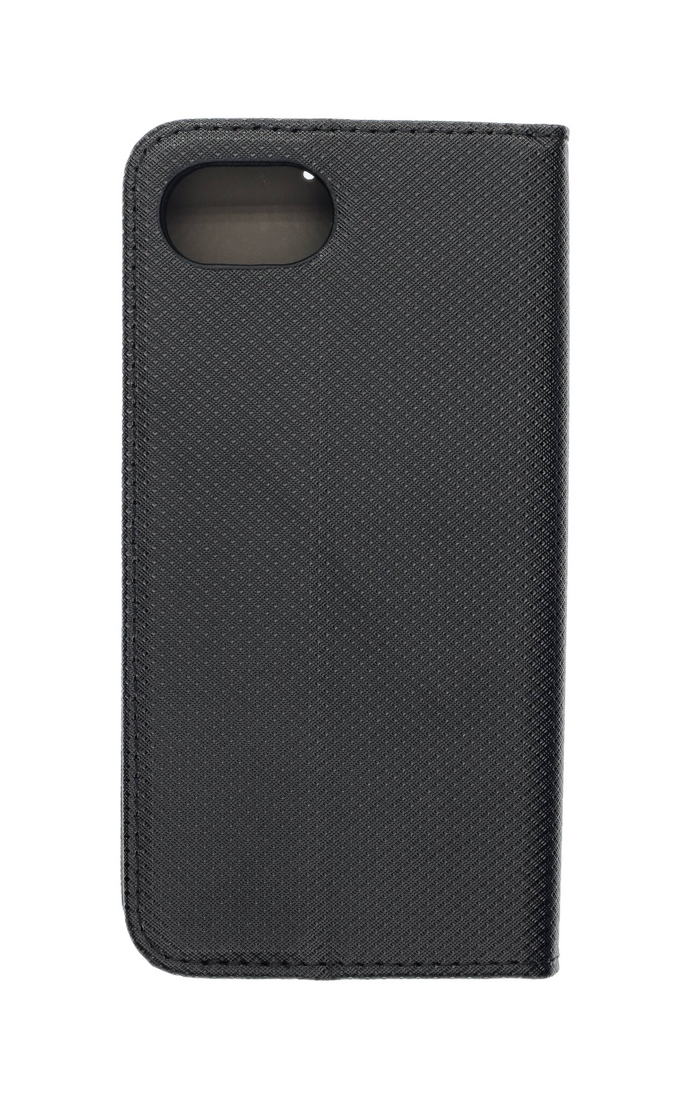 JAMCOVER Bookcase Texture Schwarz für Apple iPhone 16e, iPhone 17e