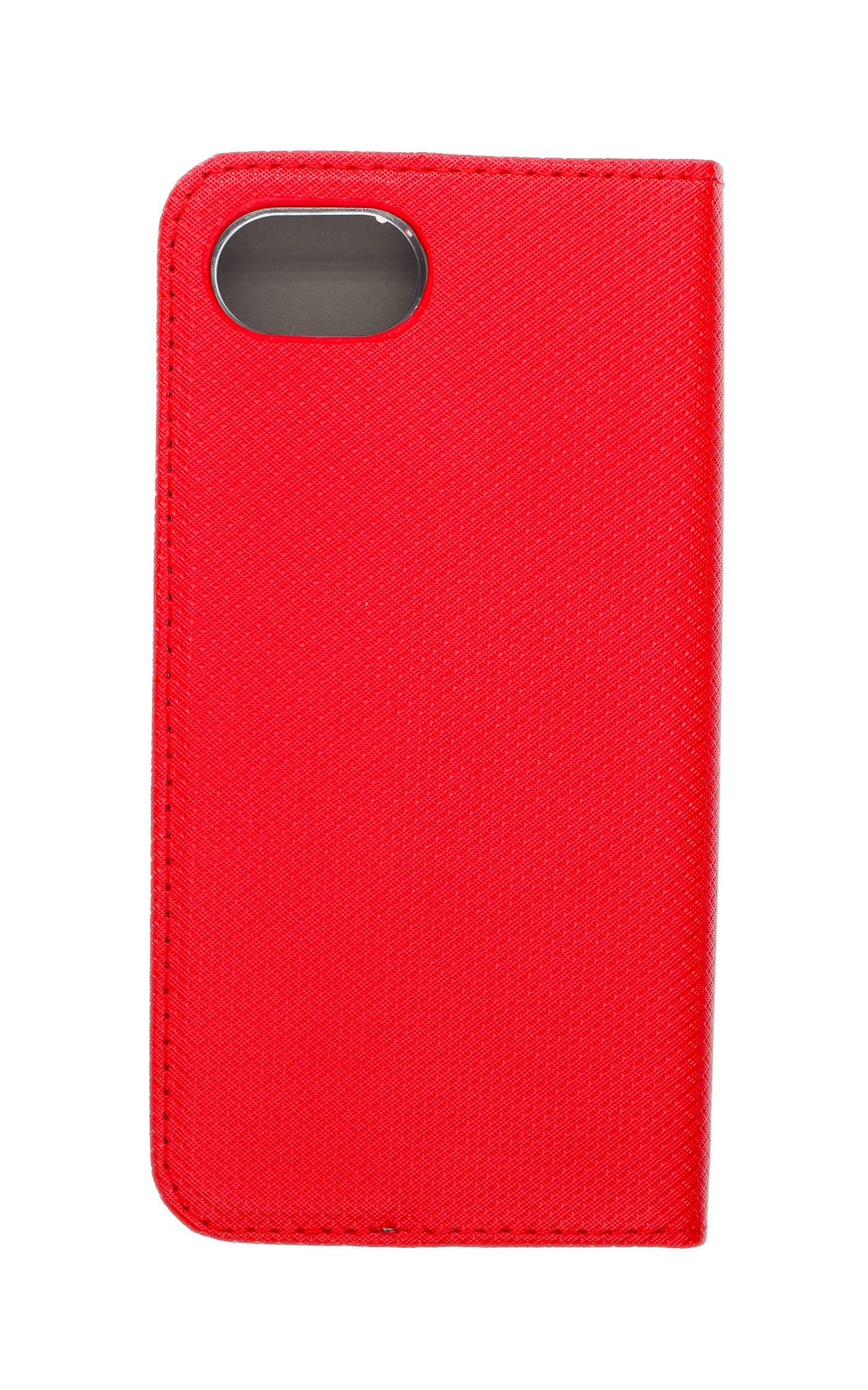 JAMCOVER Bookcase Texture Rot für Apple iPhone 16e, iPhone 17e