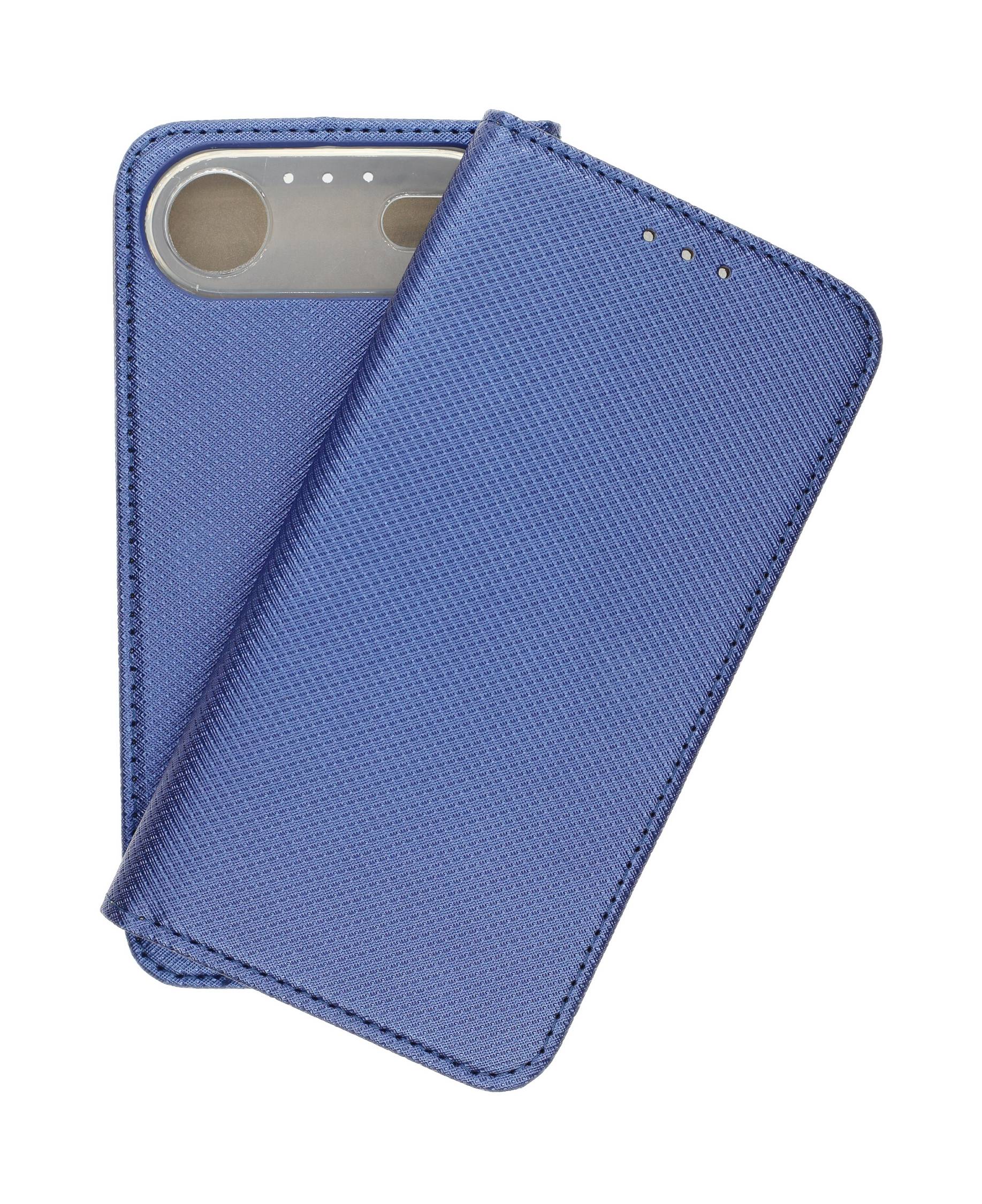 JAMCOVER Bookcase Texture Marineblau für Apple iPhone Air