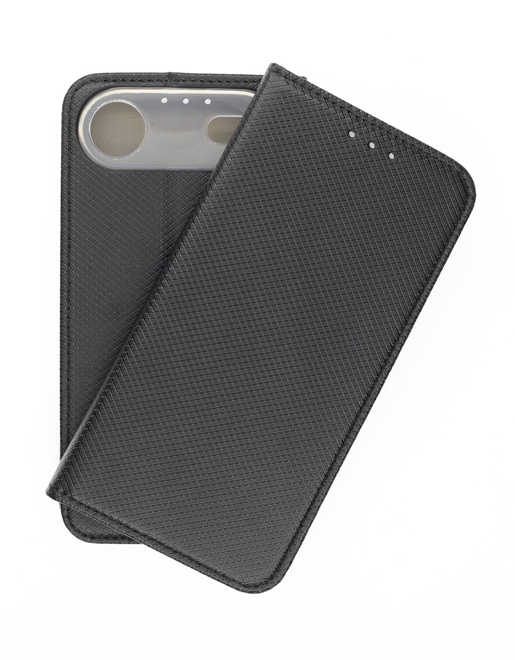 JAMCOVER Bookcase Texture Schwarz für Apple iPhone Air