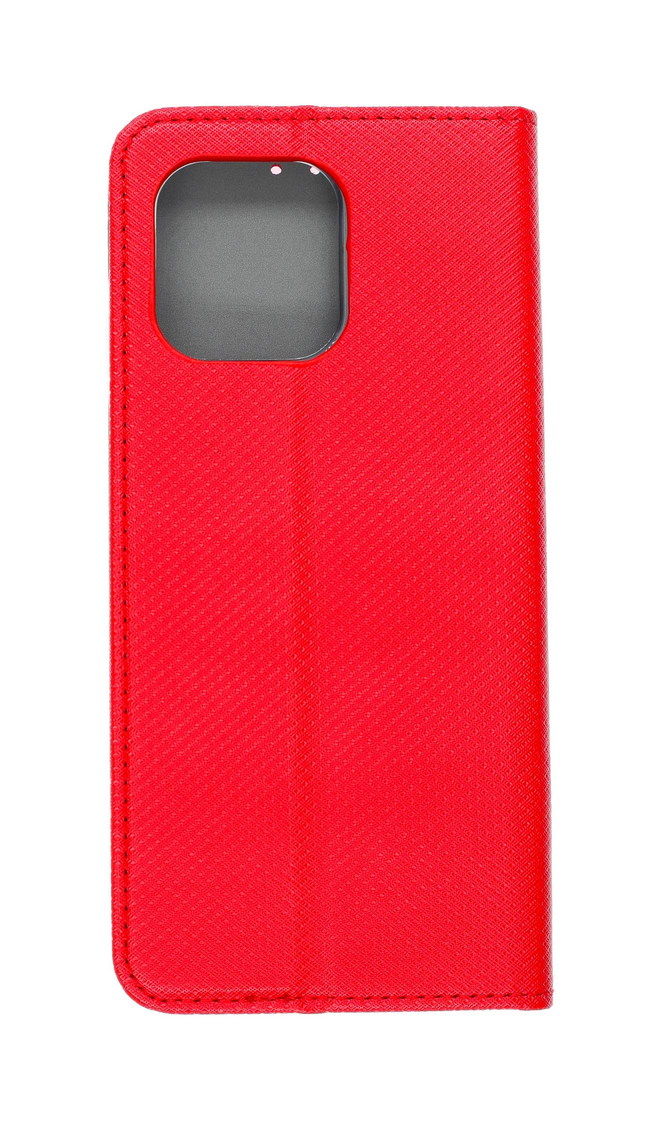 JAMCOVER Bookcase Texture Rot für Motorola moto g56 5G