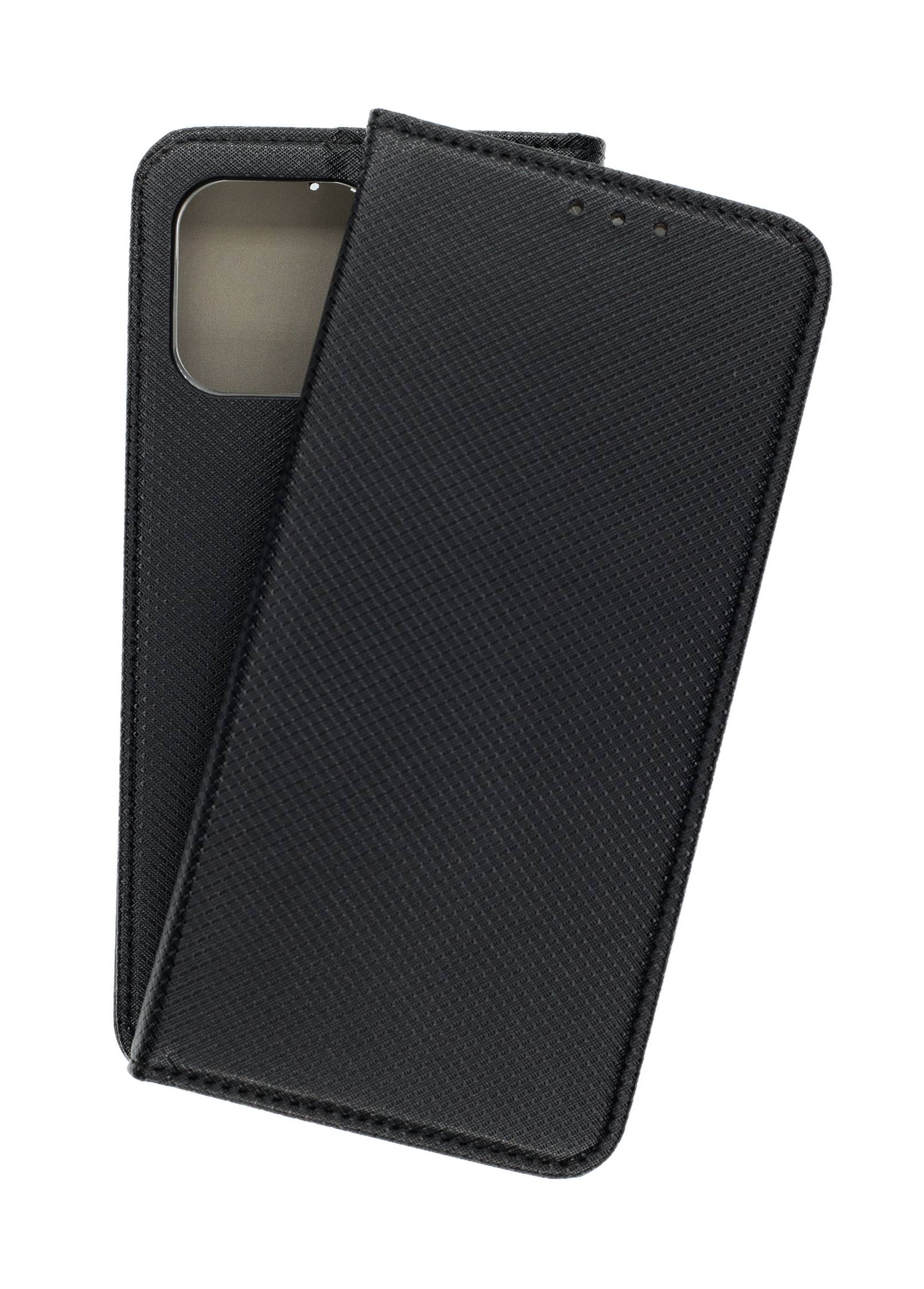 JAMCOVER Bookcase Texture Schwarz für Motorola moto g56 5G