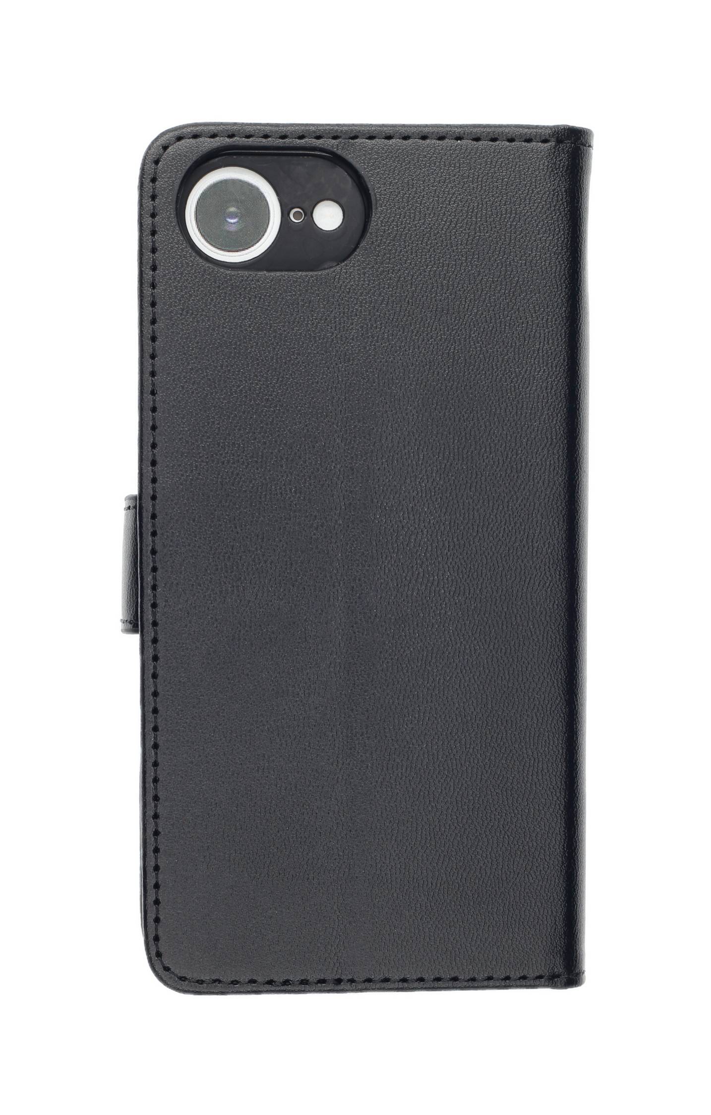 Bookcase Varied Schwarz für Apple iPhone 16e, iPhone 17e - Handytasche mit Kartenfächern, Magnetverschluss & Standfunktion