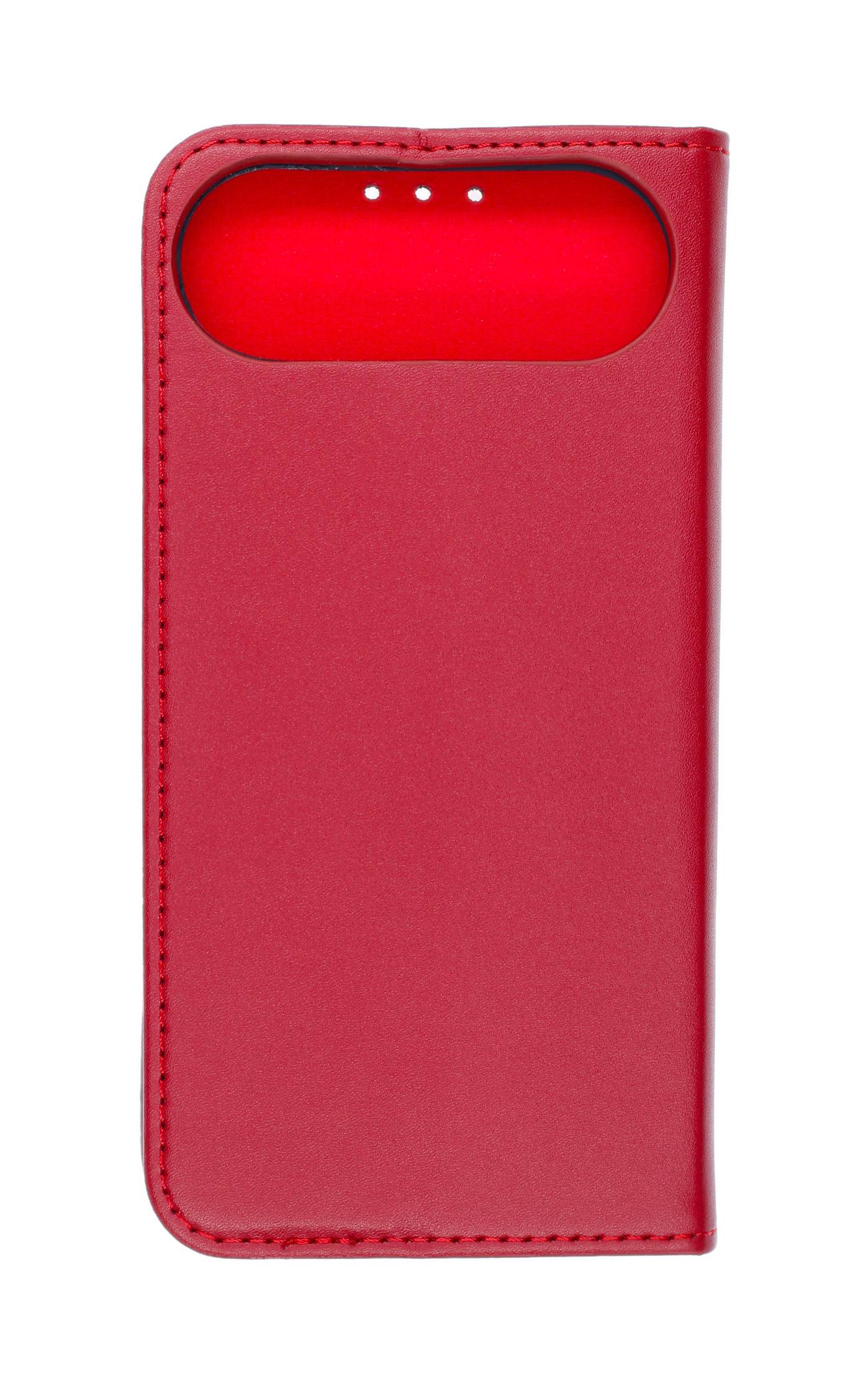 Echt Leder Bookcase Weinrot für Apple iPhone Air - Handytasche mit Kartenfach und Standfunktion