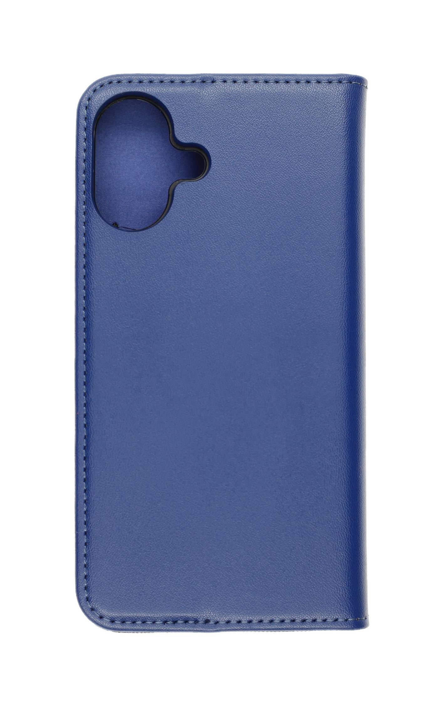 Echt Leder Bookcase Marineblau für Apple iPhone 17 - Handytasche mit Kartenfach und Standfunktion