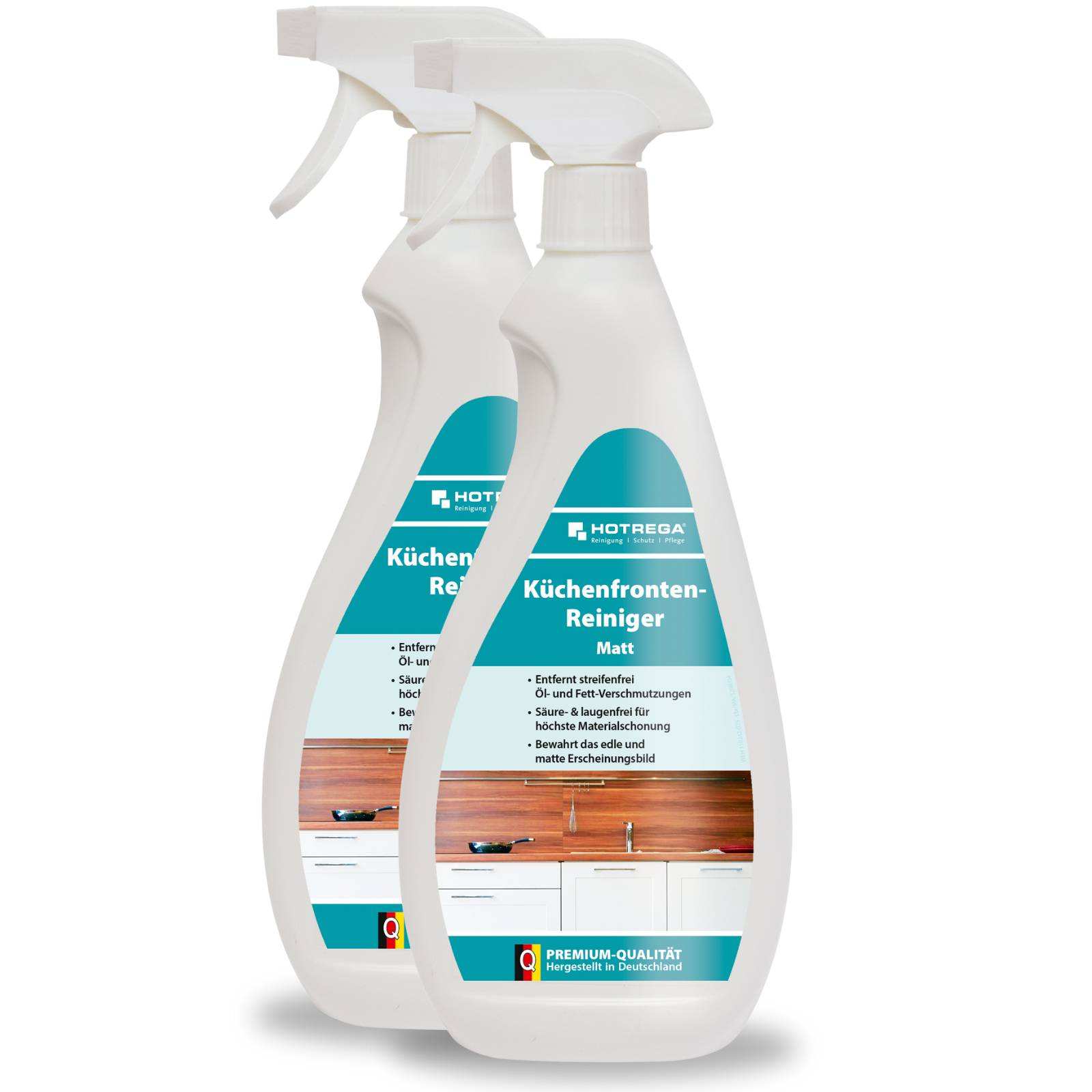 HOTREGA Küchenfronten Reiniger Matt - Ausführung:2x 750 ml