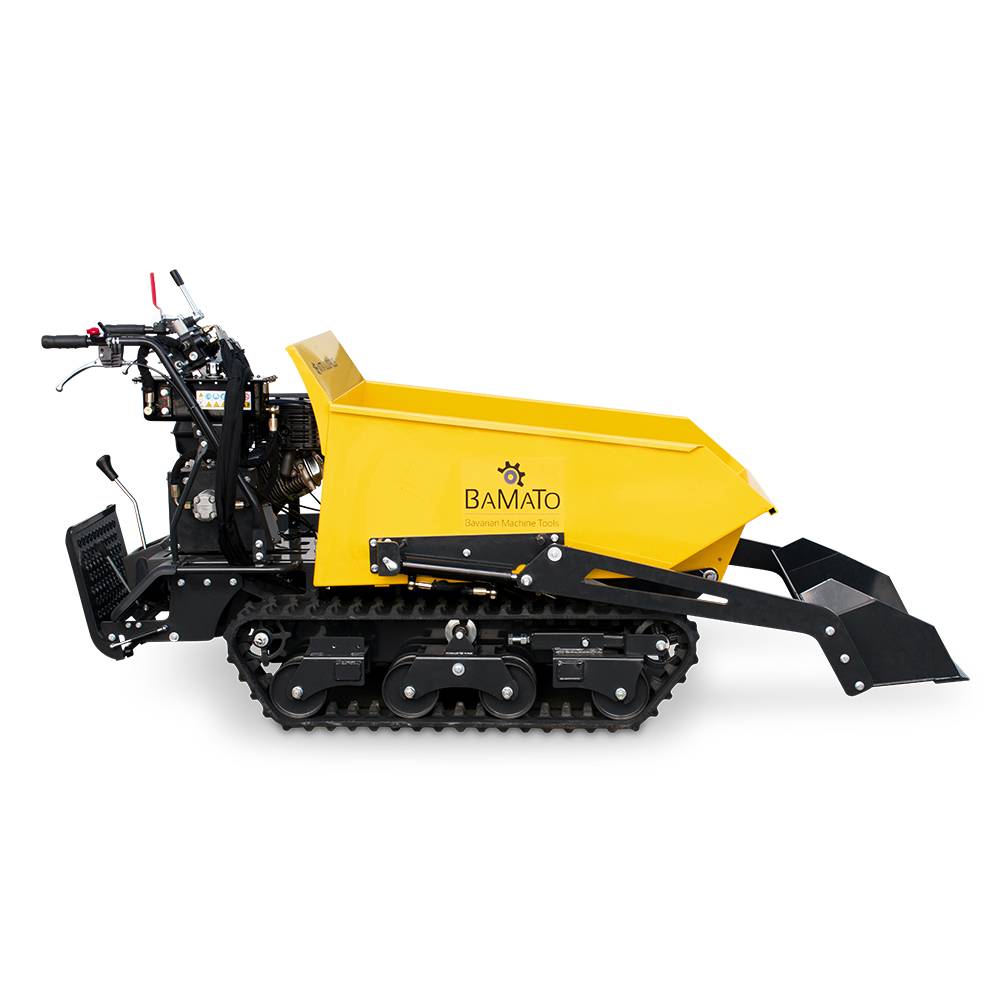 BAMATO Mini Raupendumper MTR-1000PROS mit Kipphydraulik &amp Selbstladeeinrichtung