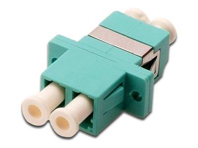 DIGITUS LWL Kupplung LC->LC Multimode Duplex OM3 aqua Multimedia-Technik Lichtwellenleiterzubehör