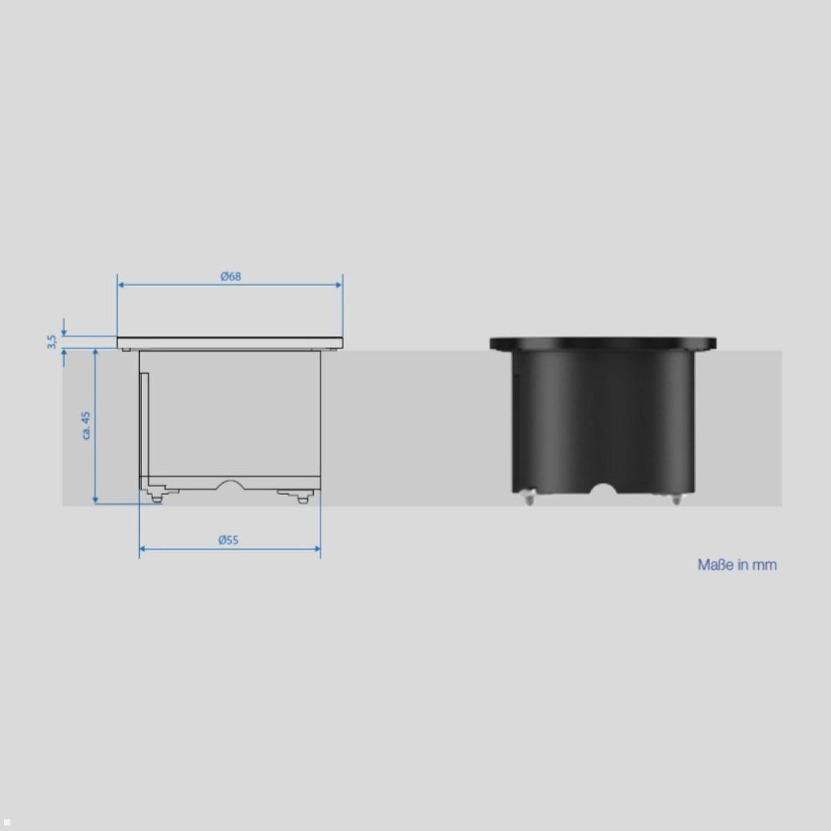 Bachmann PIX Einbau USB-Charger USB-C/USB-C, Ladegerät Unterputz (BM939094)