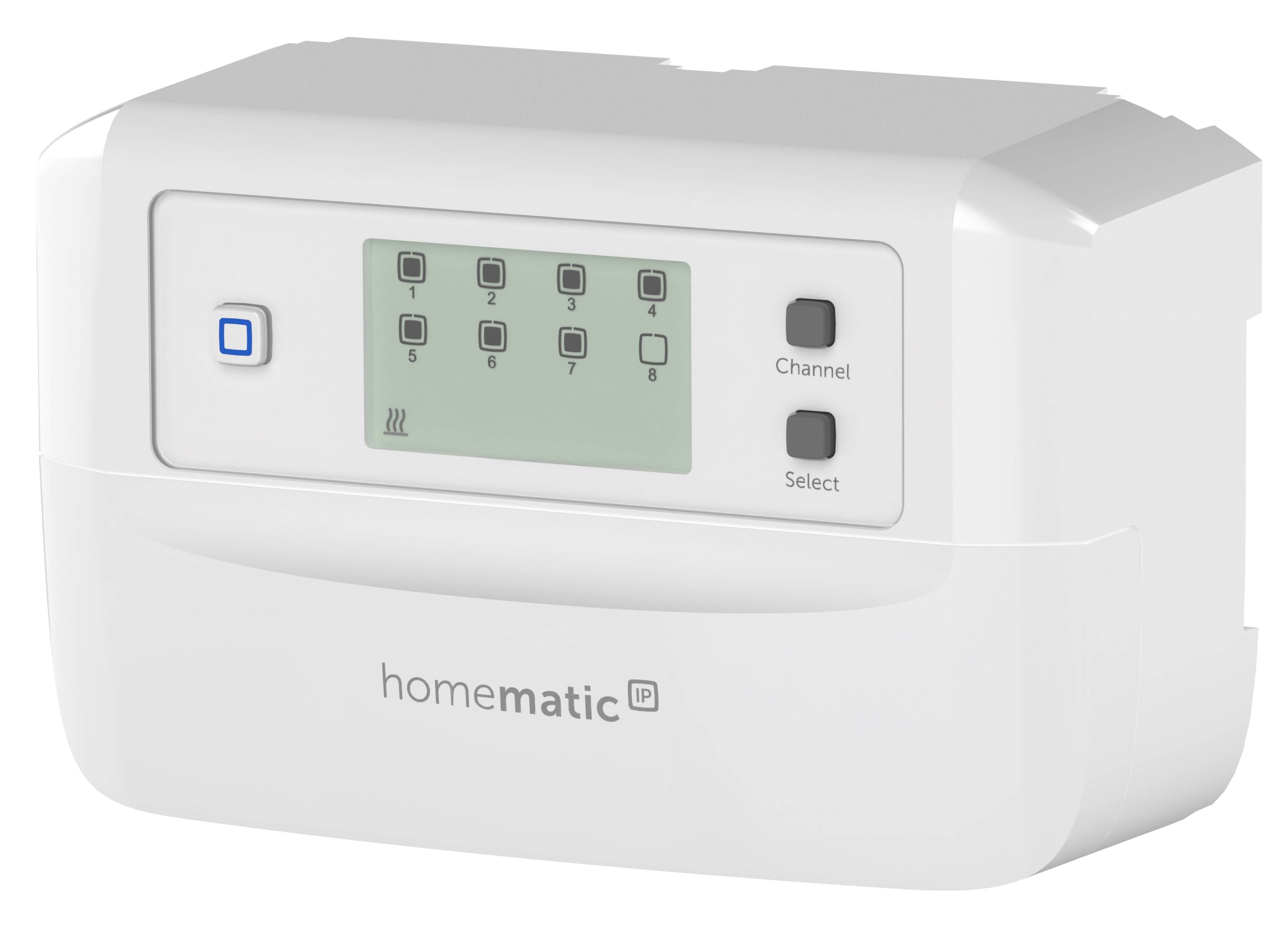 HOMEMATIC IP 161656A0, Fußboden-Heizungscontroller, 8 Kanäle, motorisch