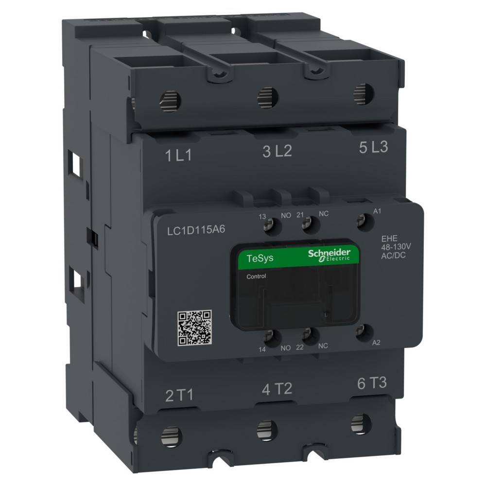 Schneider Electric Schütz 3P 115A AC3 48-130V LC1D115A6EHE