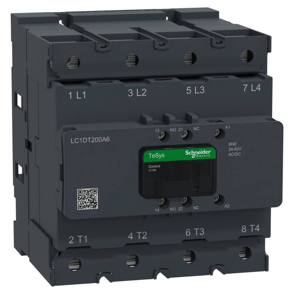 Schneider Electric Schütz 4P 200A AC1 LC1DT200A6BNE