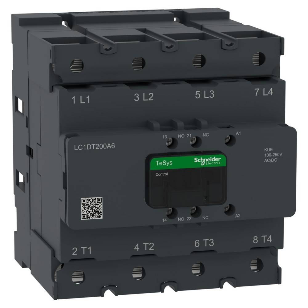 Schneider Electric Schütz 4P 200A AC1 LC1DT200A6KUE
