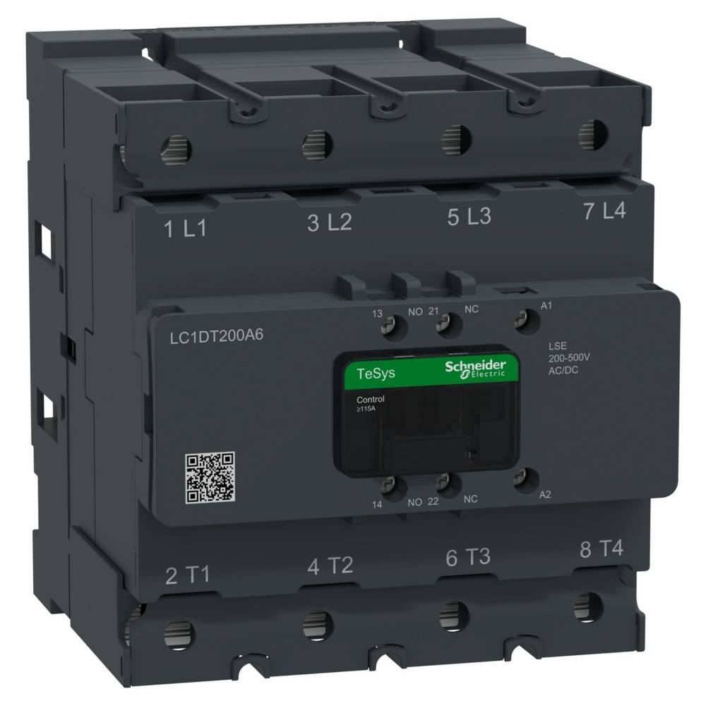 Schneider Electric Schütz 4P 200A AC1 LC1DT200A6LSE