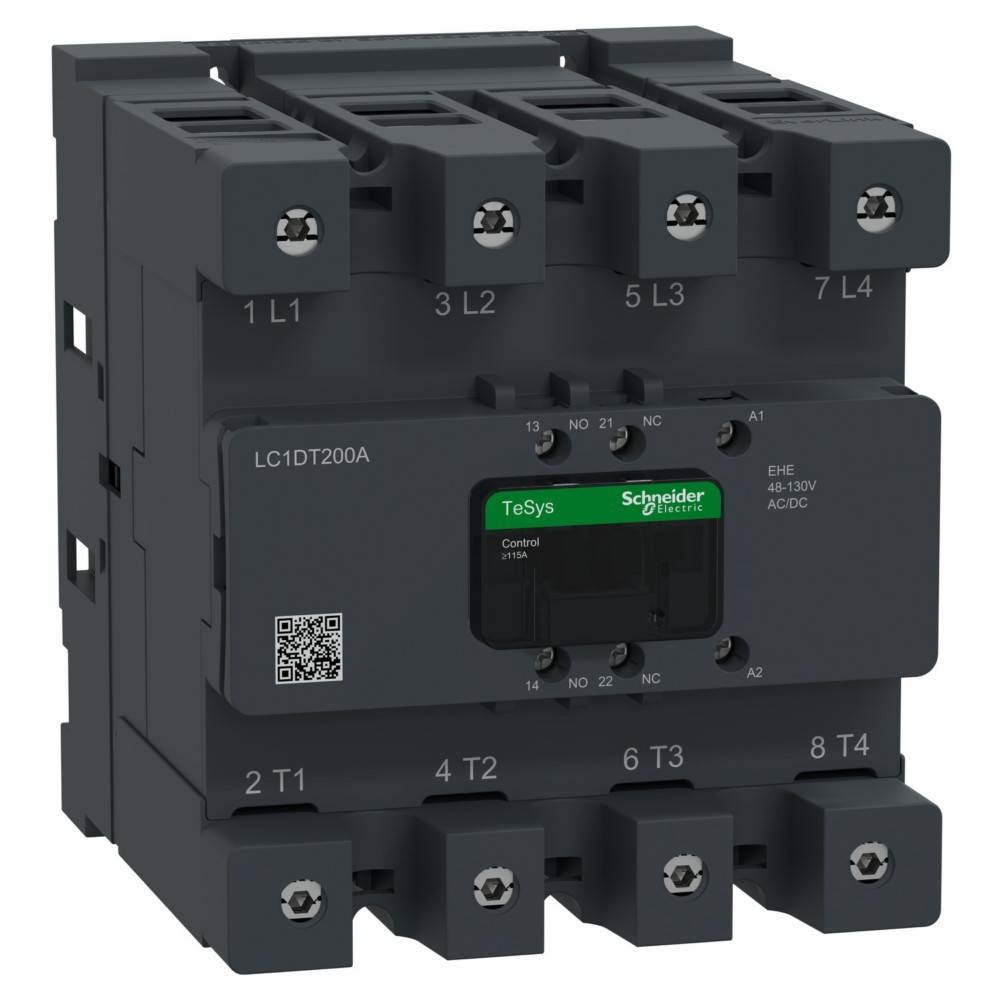 Schneider Electric Schütz 4P 200A AC1 48-130V LC1DT200AEHE