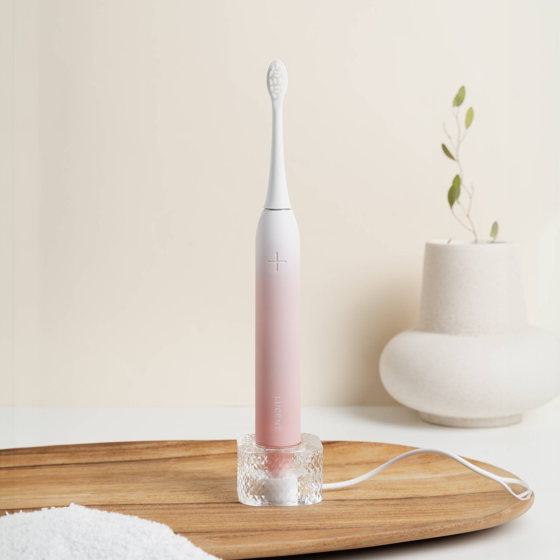 LUCENT Prism Elektrische Schall Zahnbürste pink